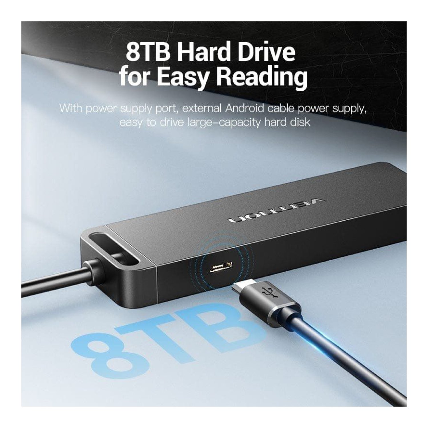 Vention Hub USB 2.0 · 4 Puertos USB · Conectividad Múltiple