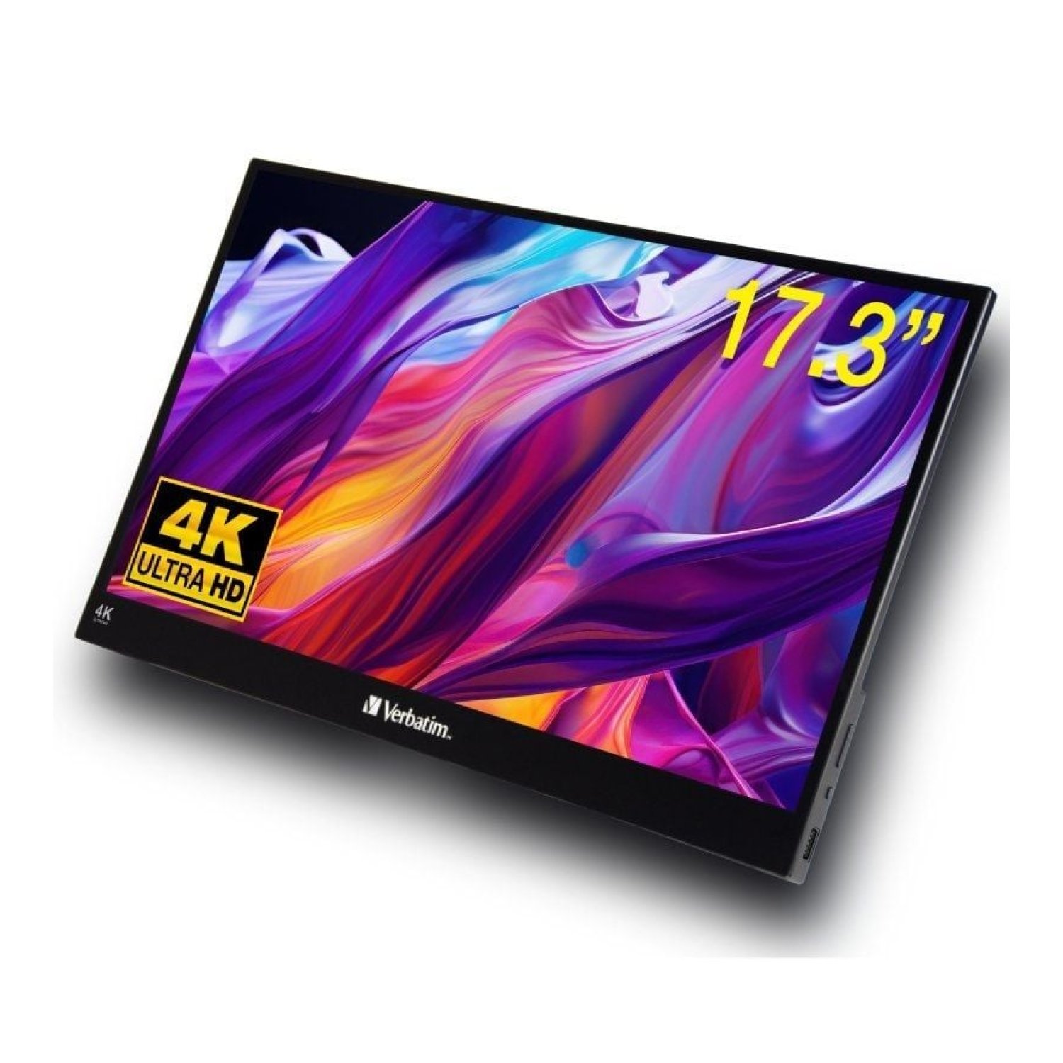 Verbatim PMT-17 · Monitor Portátil Táctil · 17,3" · 4K · Multimedia · Negro