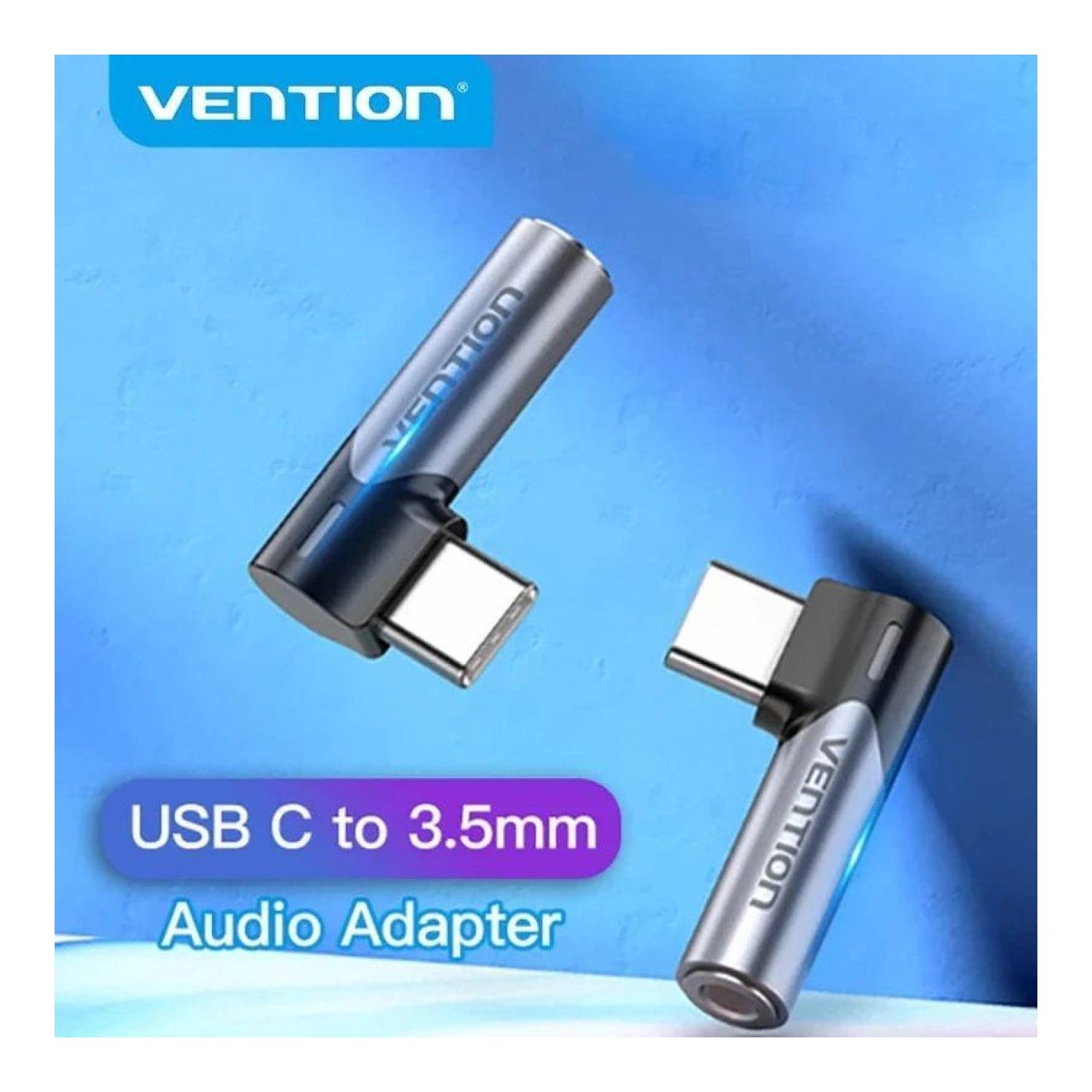Vention · Adaptador Audio · Jack 3.5 Hembra a USB-C · Gris