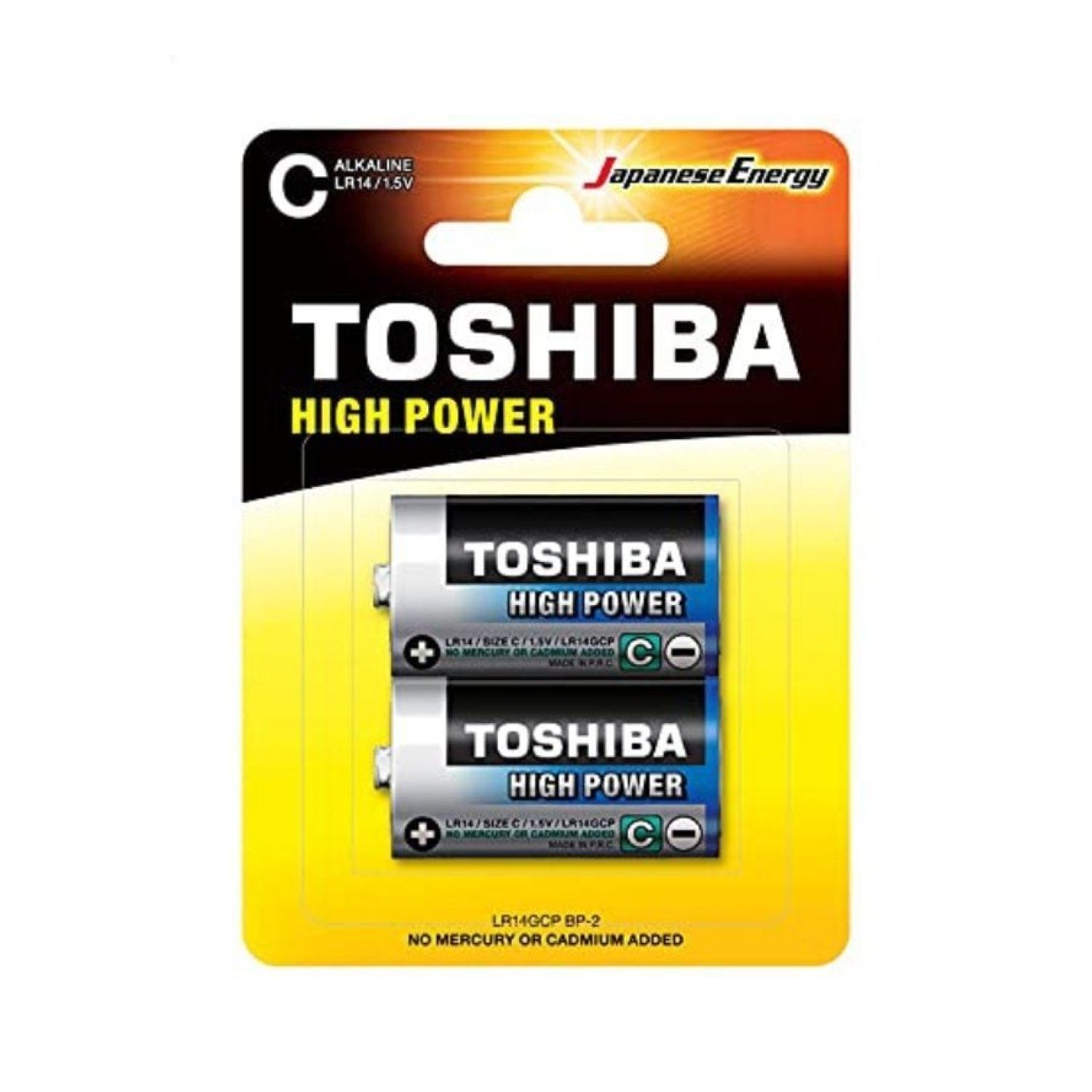 Toshiba · Pilas Alcalinas Pack 2 Unidades · LR14 C · 1,5V