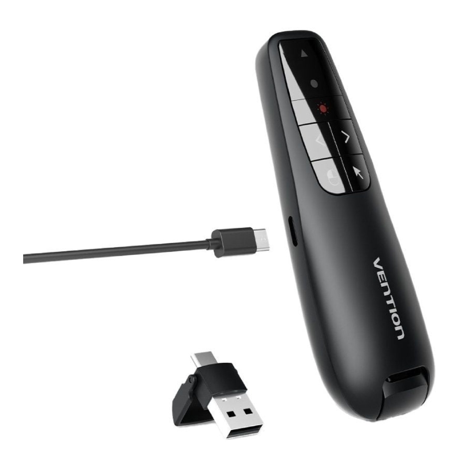 Vention Presentador Inalámbrico · 2.4GHz · Negro