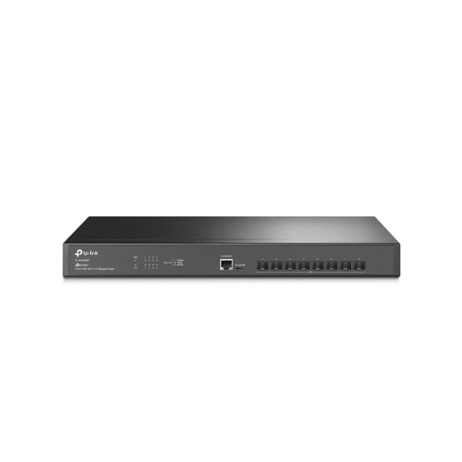 TP-Link Omada JetStream TL-SX3008F · Switch Gestionable · 8 Puertos SFP+ 10GE