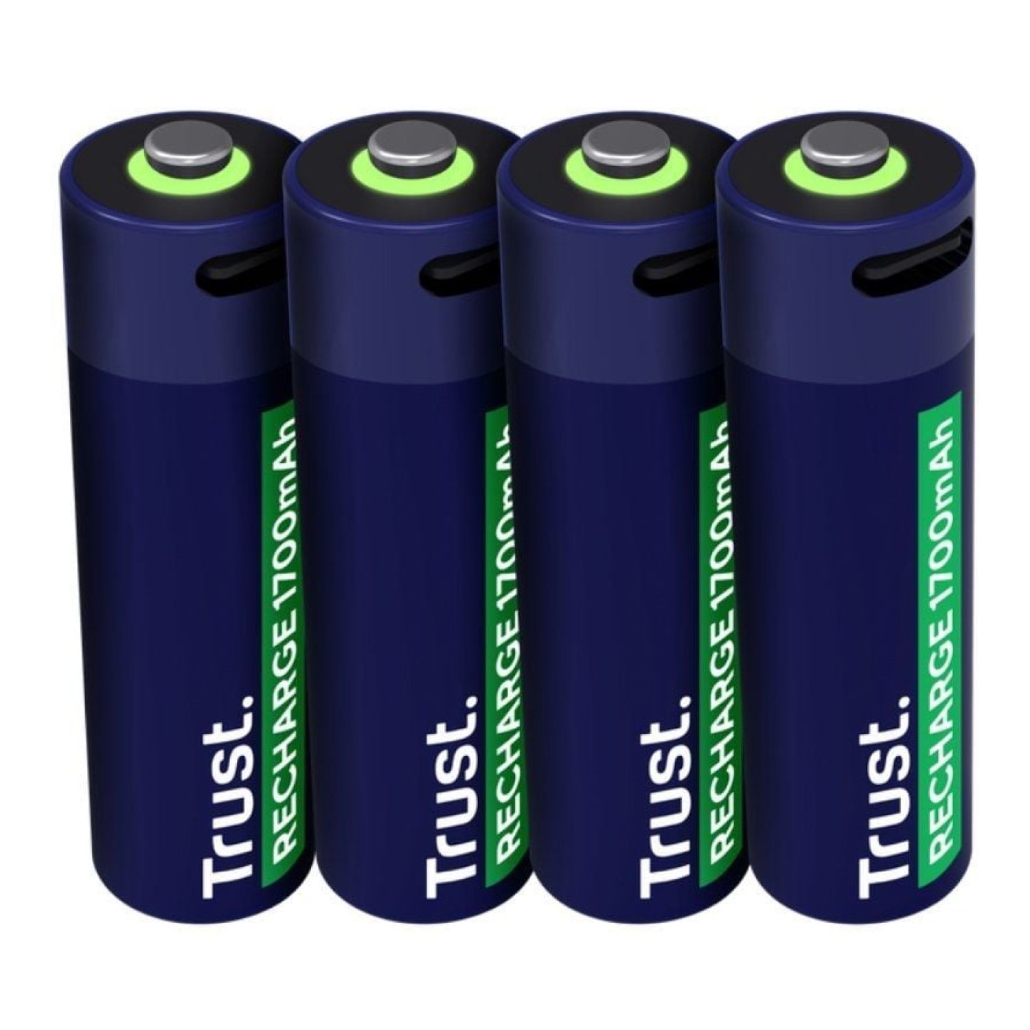 Trust · Pack 4 Pilas AA · Recargables