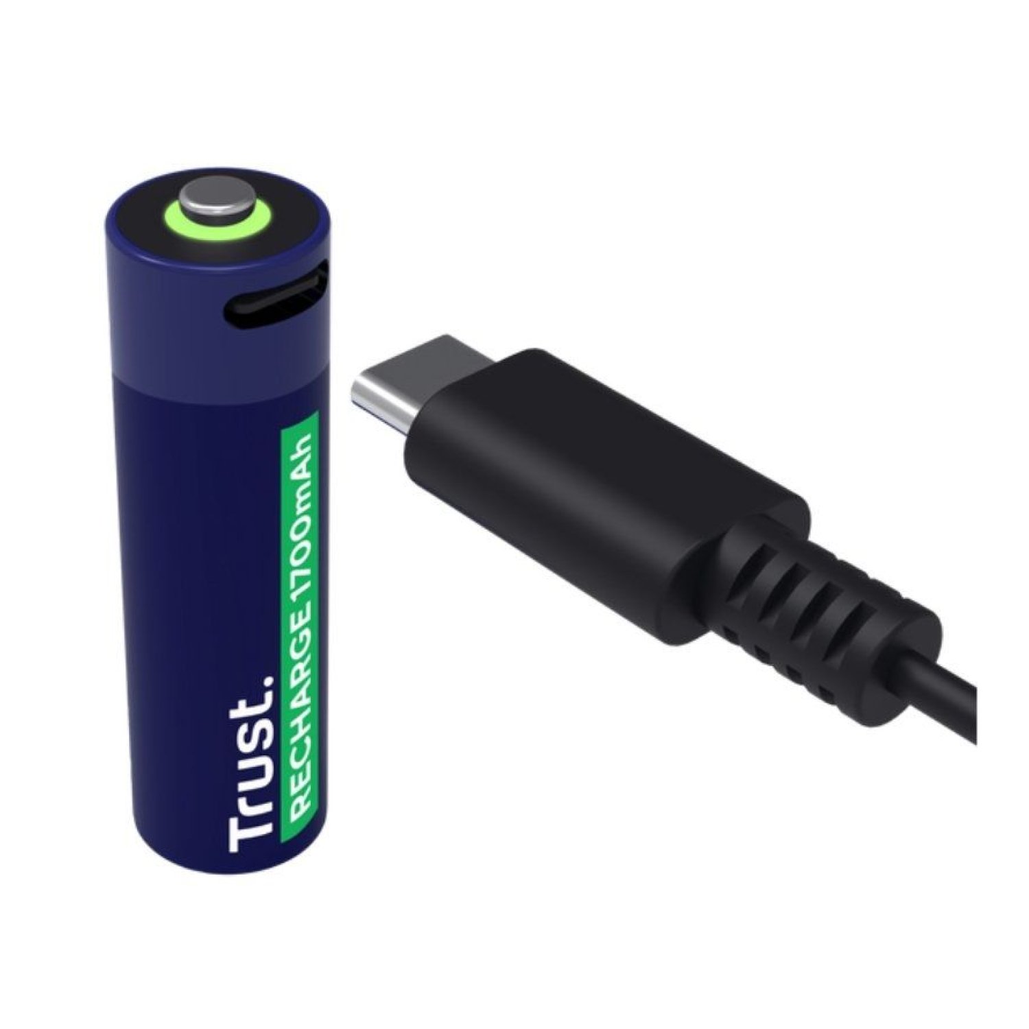 Trust · Pack 4 Pilas AA · Recargables