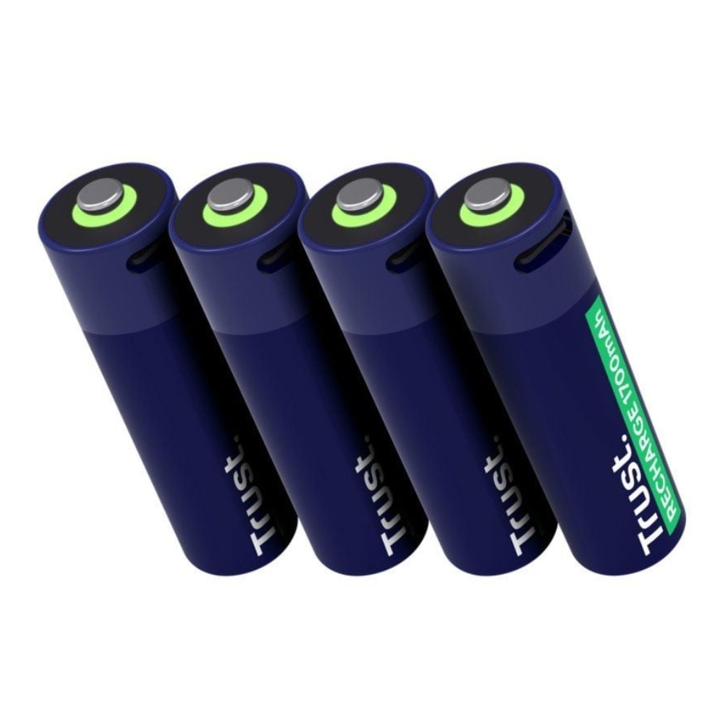 Trust · Pack 4 Pilas AA · Recargables