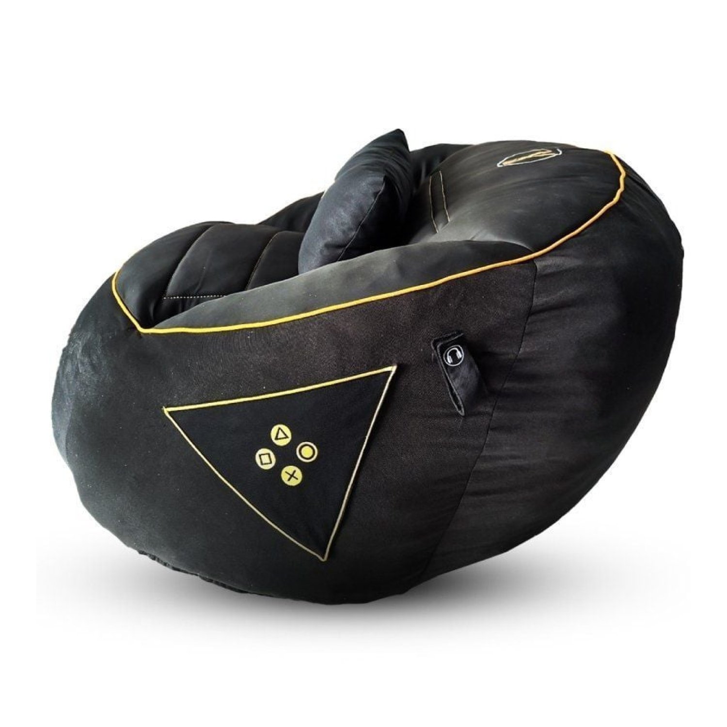 Woxter Stinger Gaming · Puff con Relleno · Negro y Dorado
