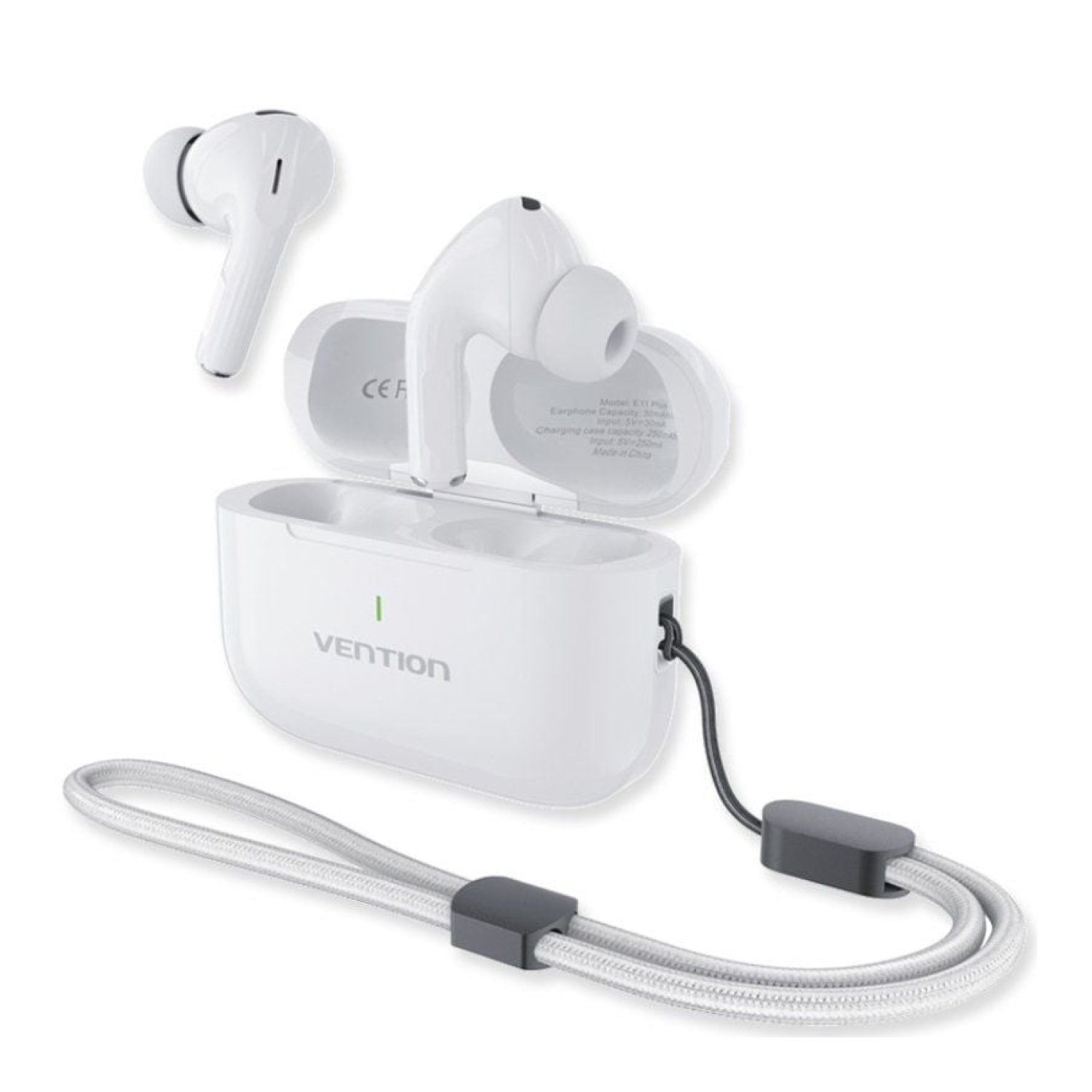 Vention Echo Lite E11 Plus · Auriculares Bluetooth · Autonomía 6h · Blancos