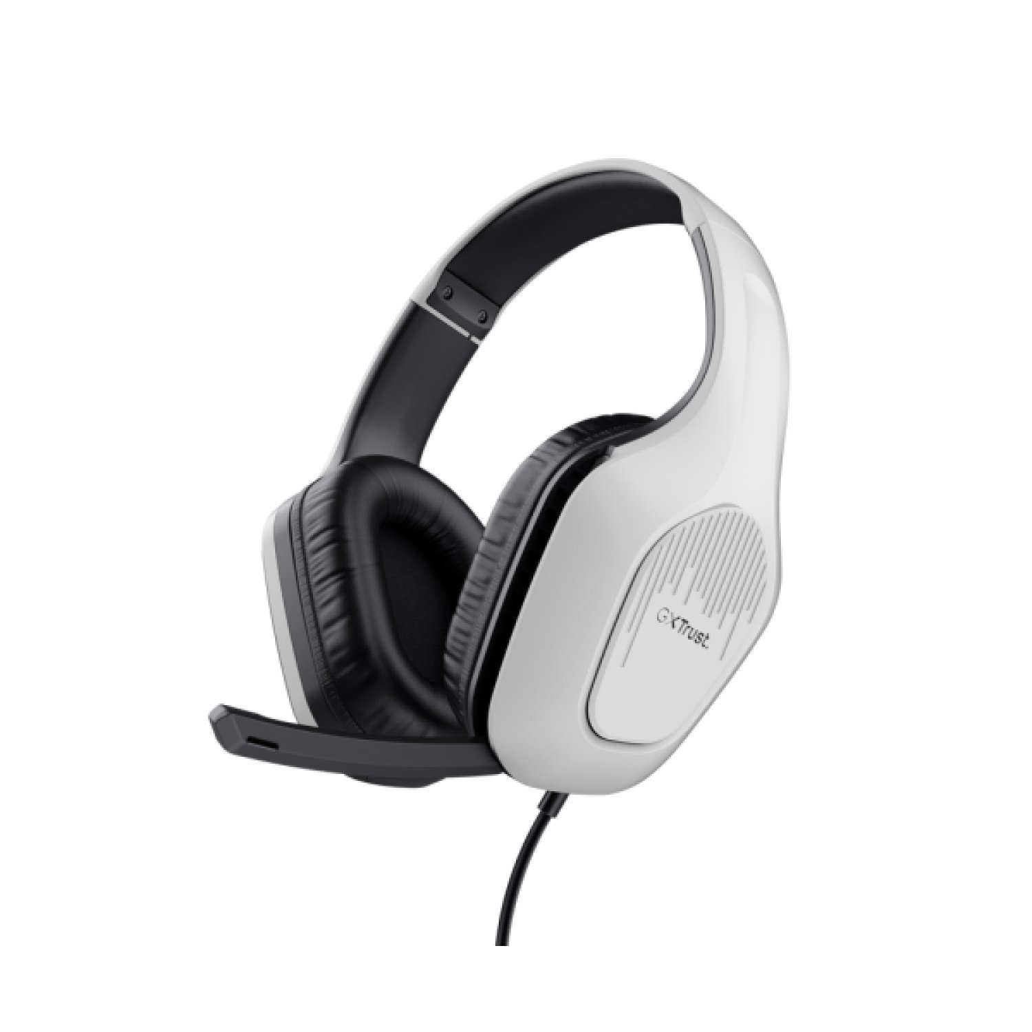 Trust Gaming GXT 415 Zirox · Auriculares Gaming · Micrófono · Jack 3.5 · PS5 · Blancos