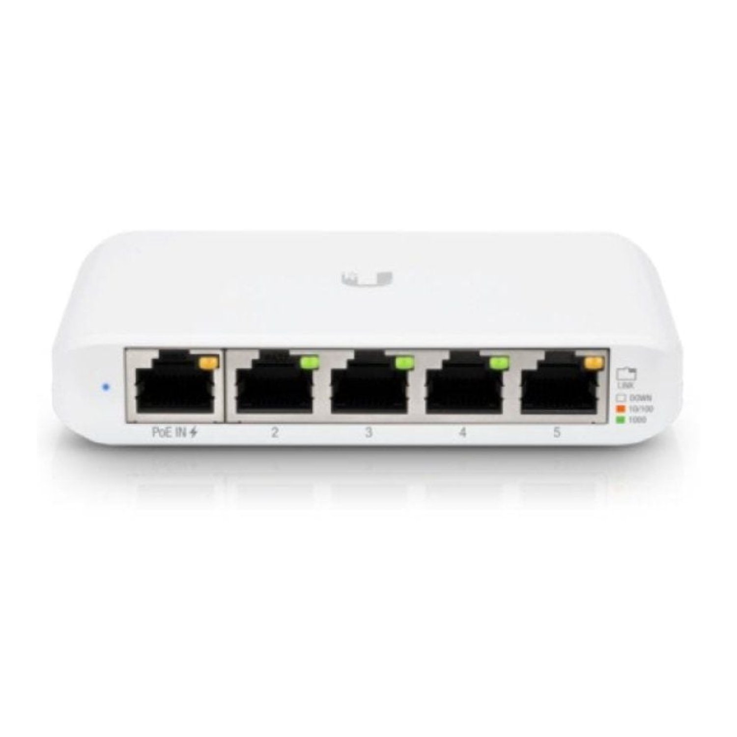 Ubiquiti USW-Flex Mini · Switch Gestionado · 5 Puertos RJ45 · Gigabit · PoE
