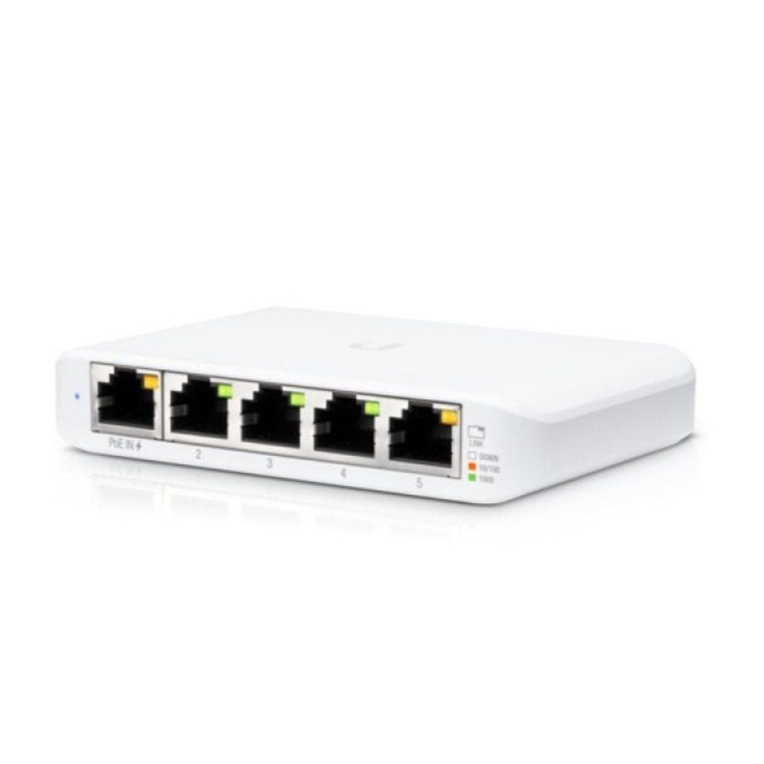 Ubiquiti USW-Flex Mini · Switch Gestionado · 5 Puertos RJ45 · Gigabit · PoE
