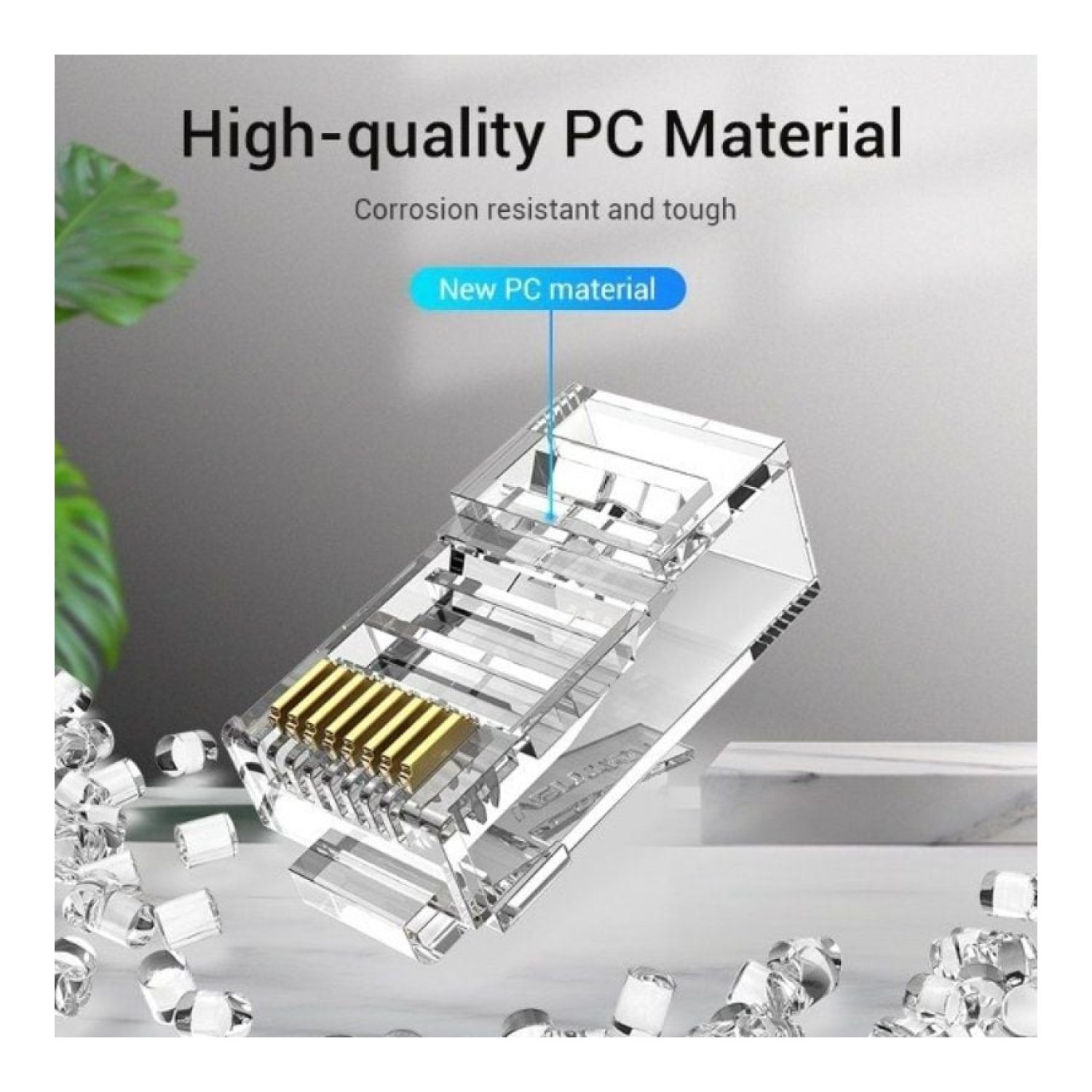 Vention · Conector RJ45 Cat.5e · Pack 50 uds