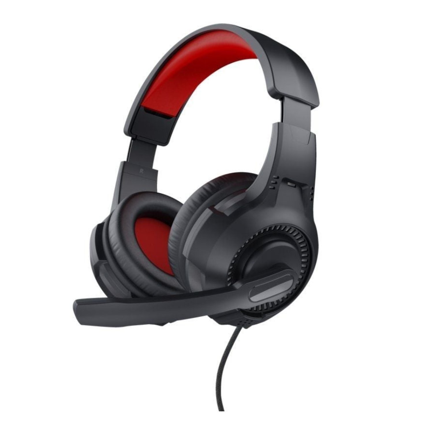 Trust Gaming · Auriculares Gaming · Jack 3.5 · Micrófono Integrado · Rojo y Negro