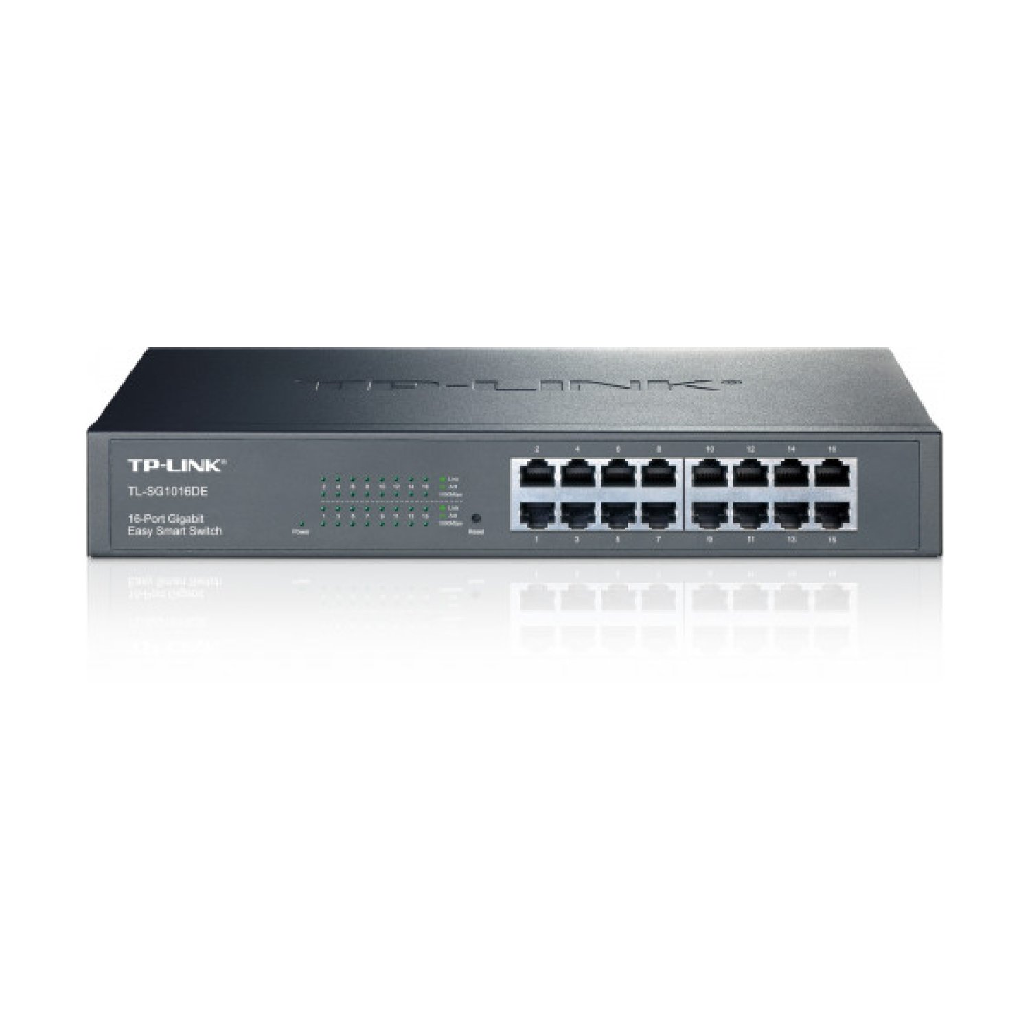 TP-Link TL-SG1016DE · Switch 16 Puertos · Gigabit 10/100/1000 · RJ45