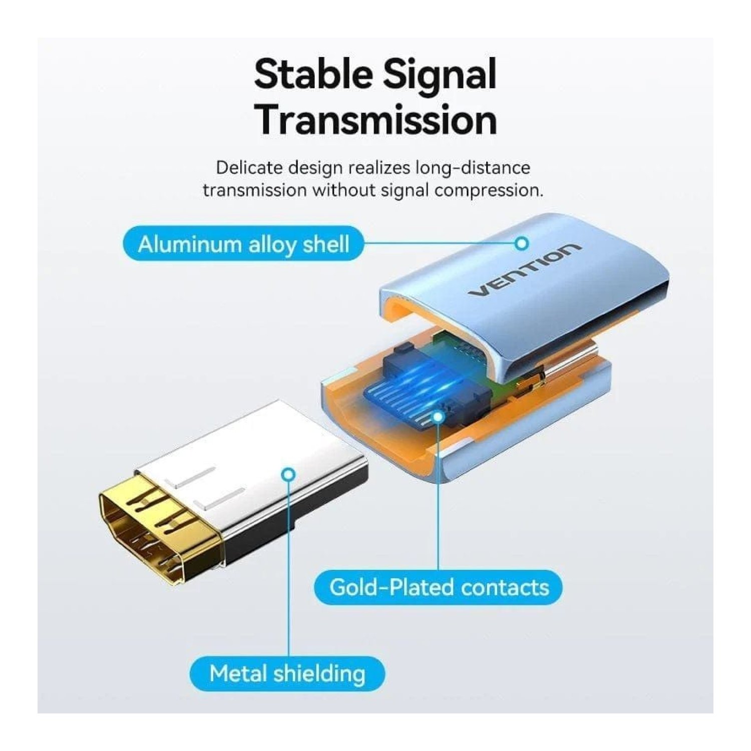 Vention · Adaptador HDMI 8K · Hembra a Hembra
