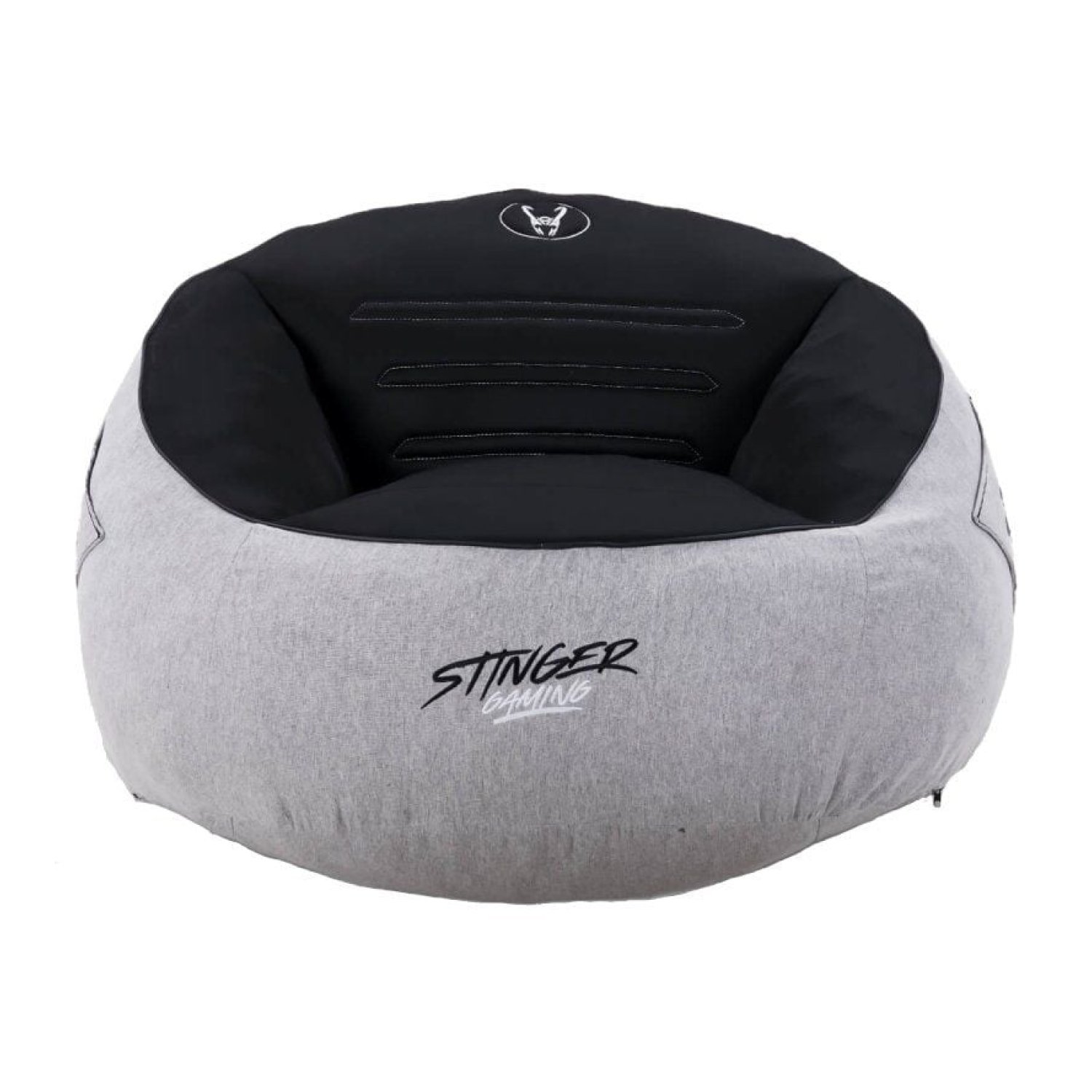 Woxter Stinger Gaming · Puff con Relleno · Gris y Negro