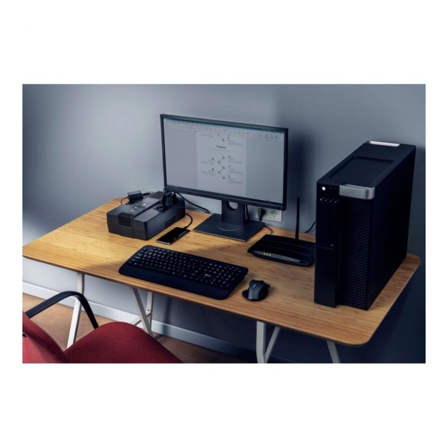 Trust Maxxon · SAI Interactivo · 800VA · 6 Salidas · Formato Bloque