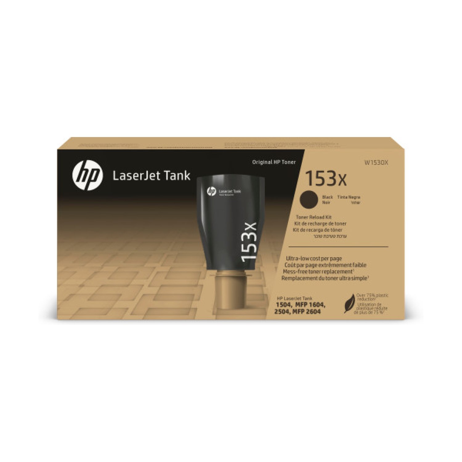 HP LaserJet Tank 153X · Tóner Original Alta Capacidad · Negro
