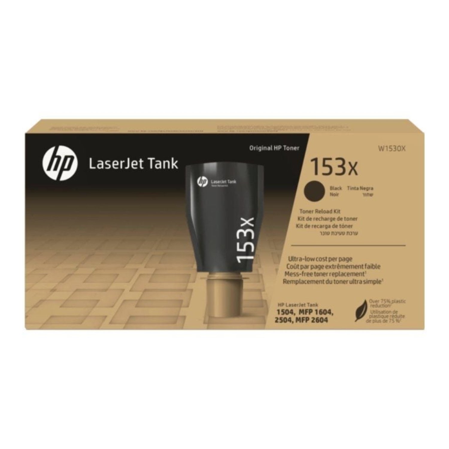 HP LaserJet Tank 153X · Tóner Original Alta Capacidad · Negro