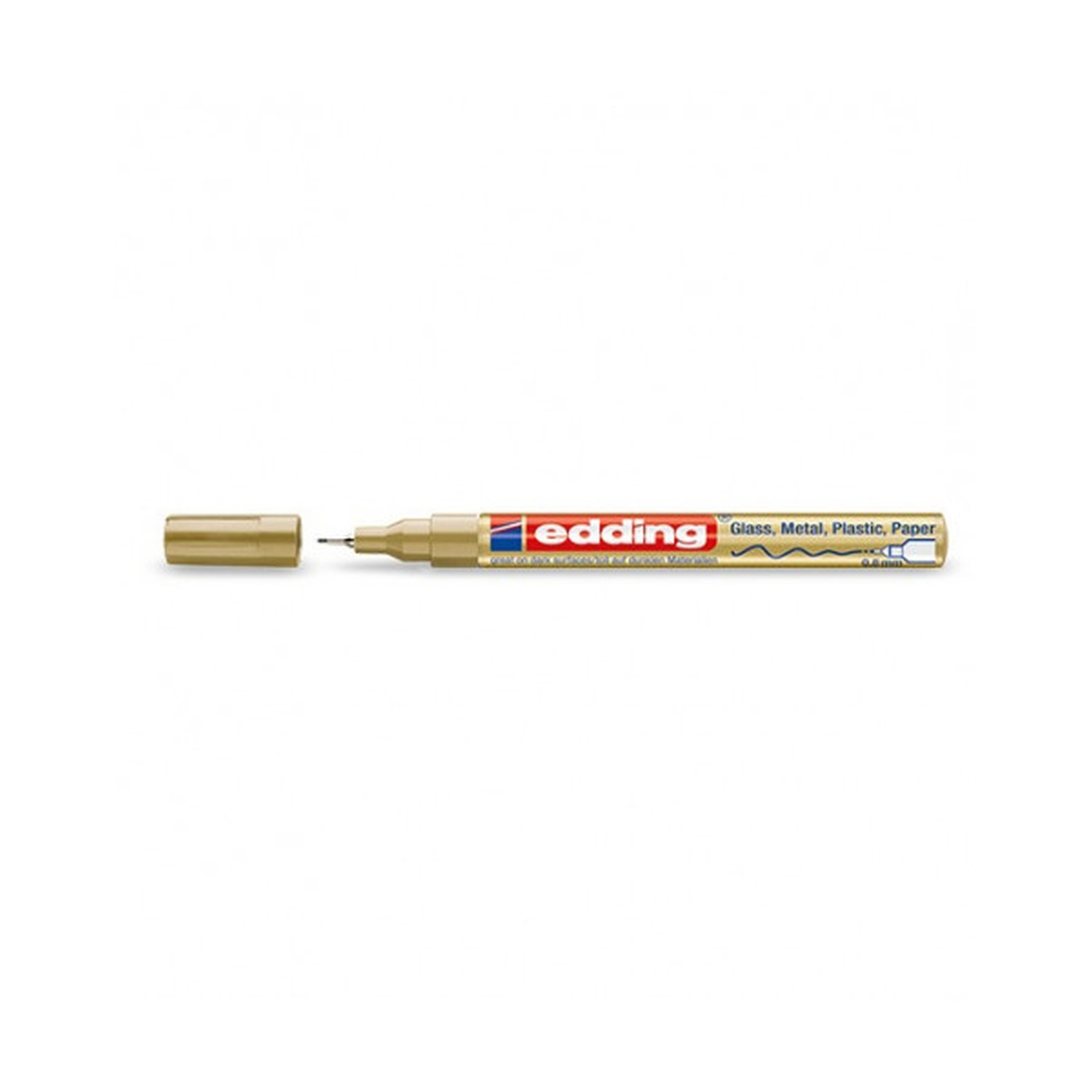 MARCADOR PERMANENTE 0.8MM 780 ORO EDDING 780-53 (10 Uds)