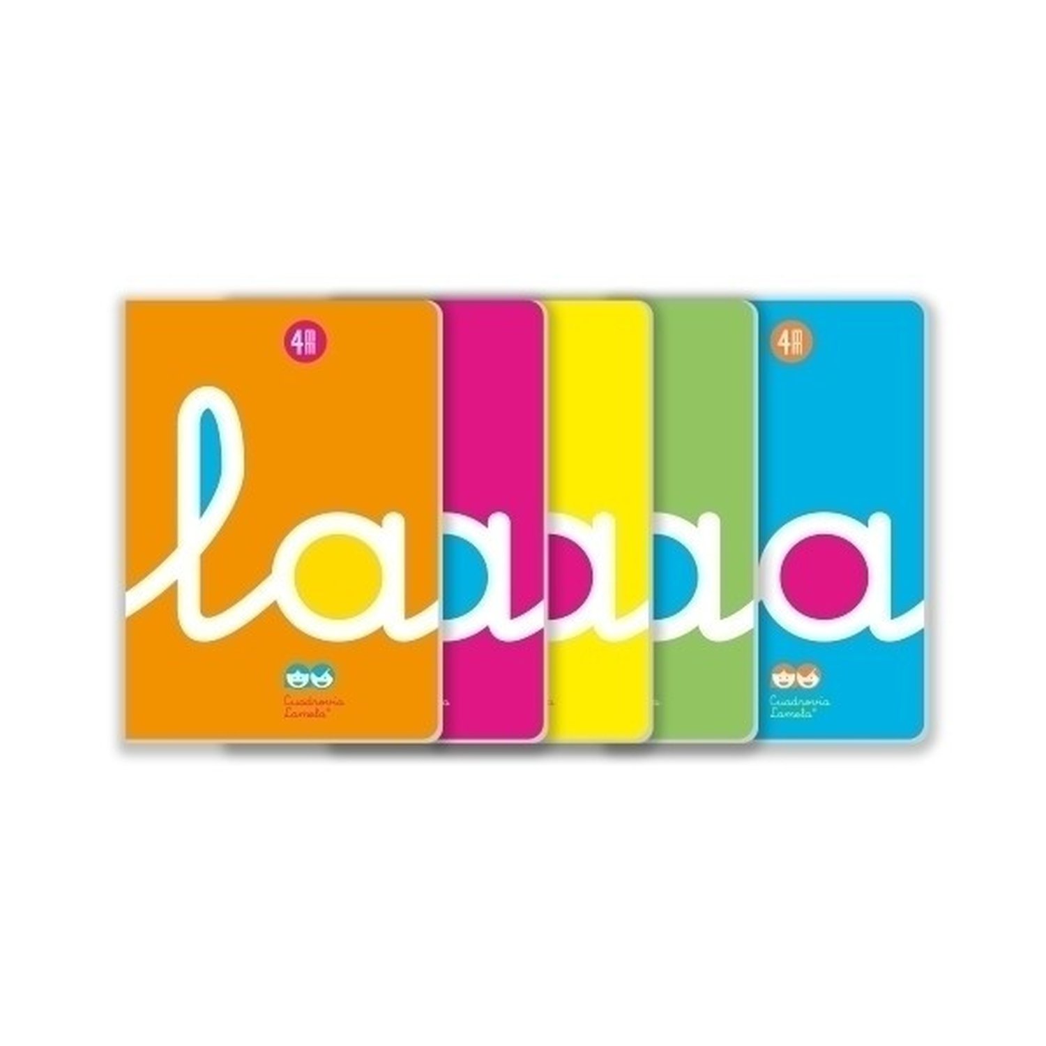 LIBRETA LAMELA FORMATO A4 RAYADO 4 MM - 50 HOJAS POLIPROPILENO 90 GRS. LAMELA 06A4P04 (5 Uds)