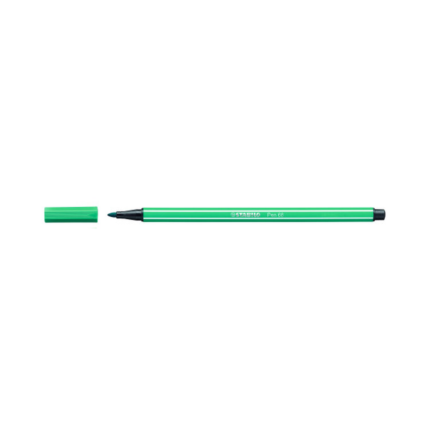 ROTULADOR PUNTA FIBRA MEDIA 1MM. PEN 68 AZUL TURQUESA STABILO 68/51 (10 Uds)