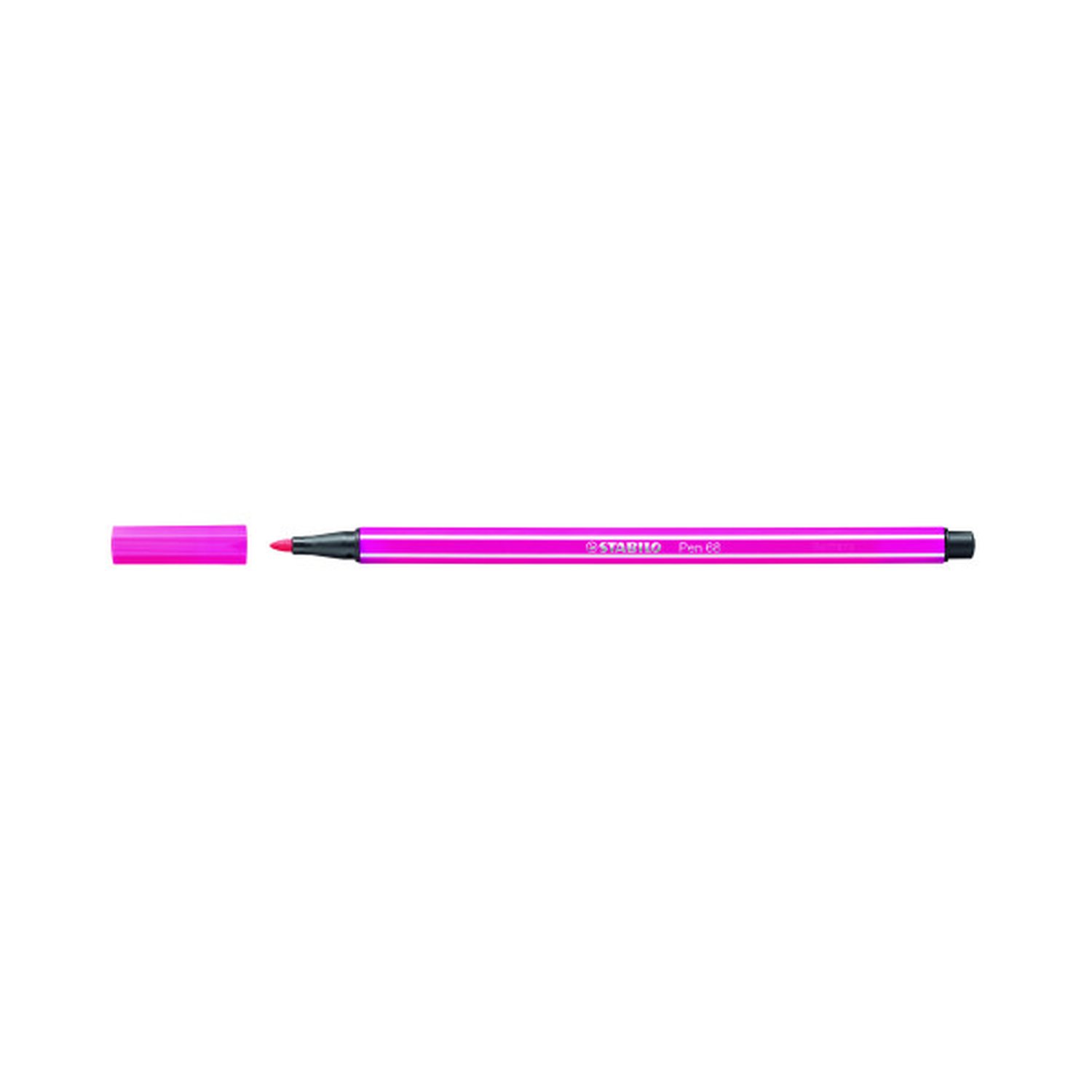 ROTULADOR PUNTA FIBRA MEDIA 1MM. PEN 68 ROSA STABILO 68/56 (10 Uds)
