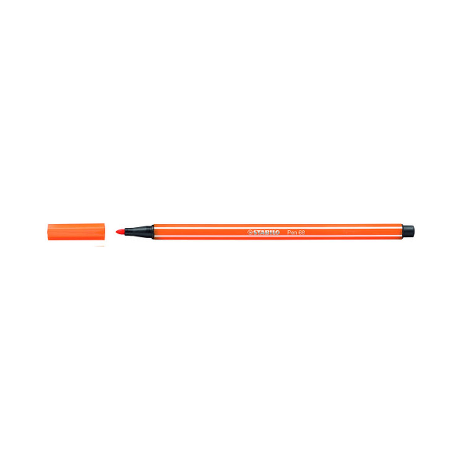 ROTULADOR PUNTA FIBRA MEDIA 1MM. PEN 68 BERMELLON PALIDO STABILO 68/30 (10 Uds)