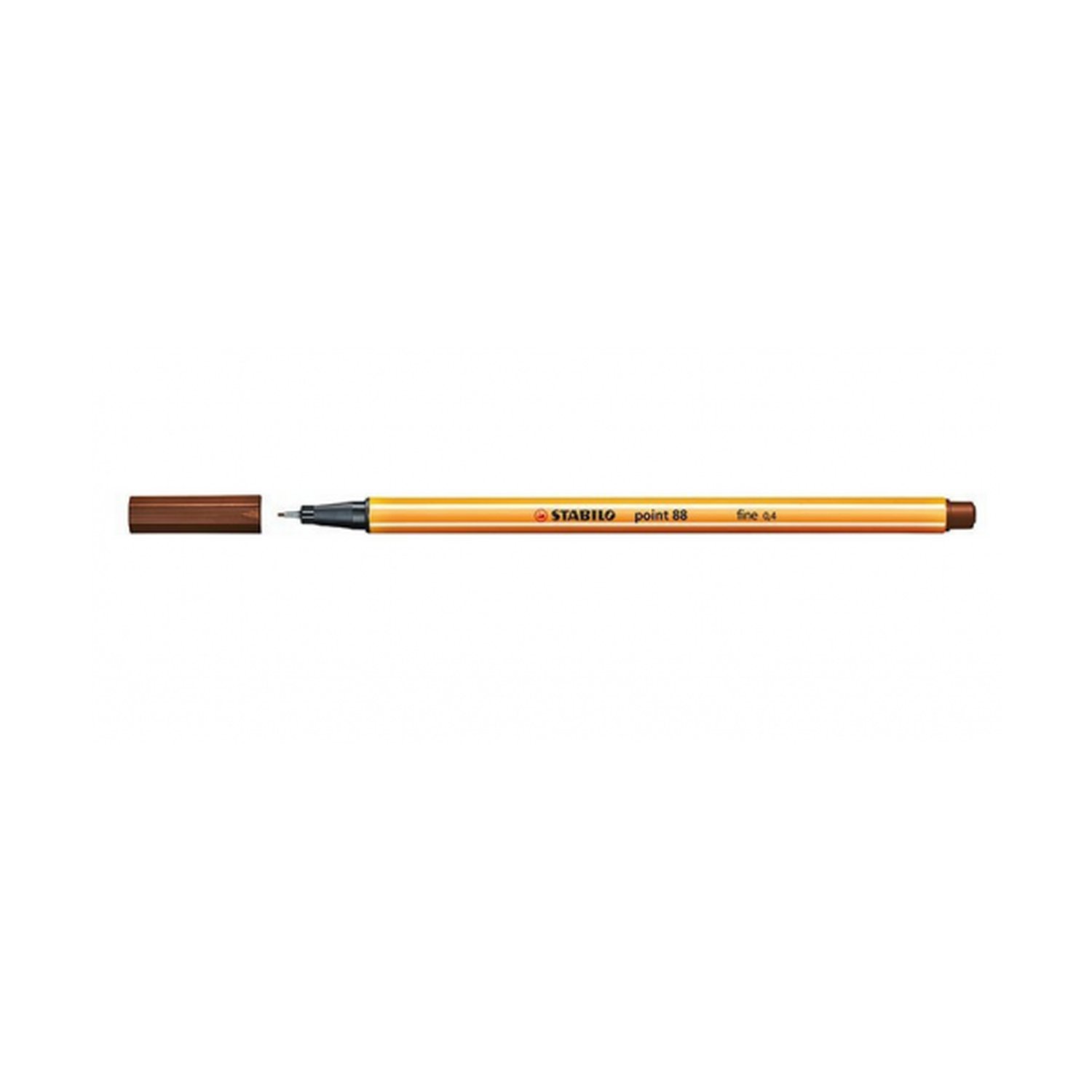 ROTULADOR PUNTA FINA POINT 88 0.4MM MARRON STABILO 88/45 (10 Uds)