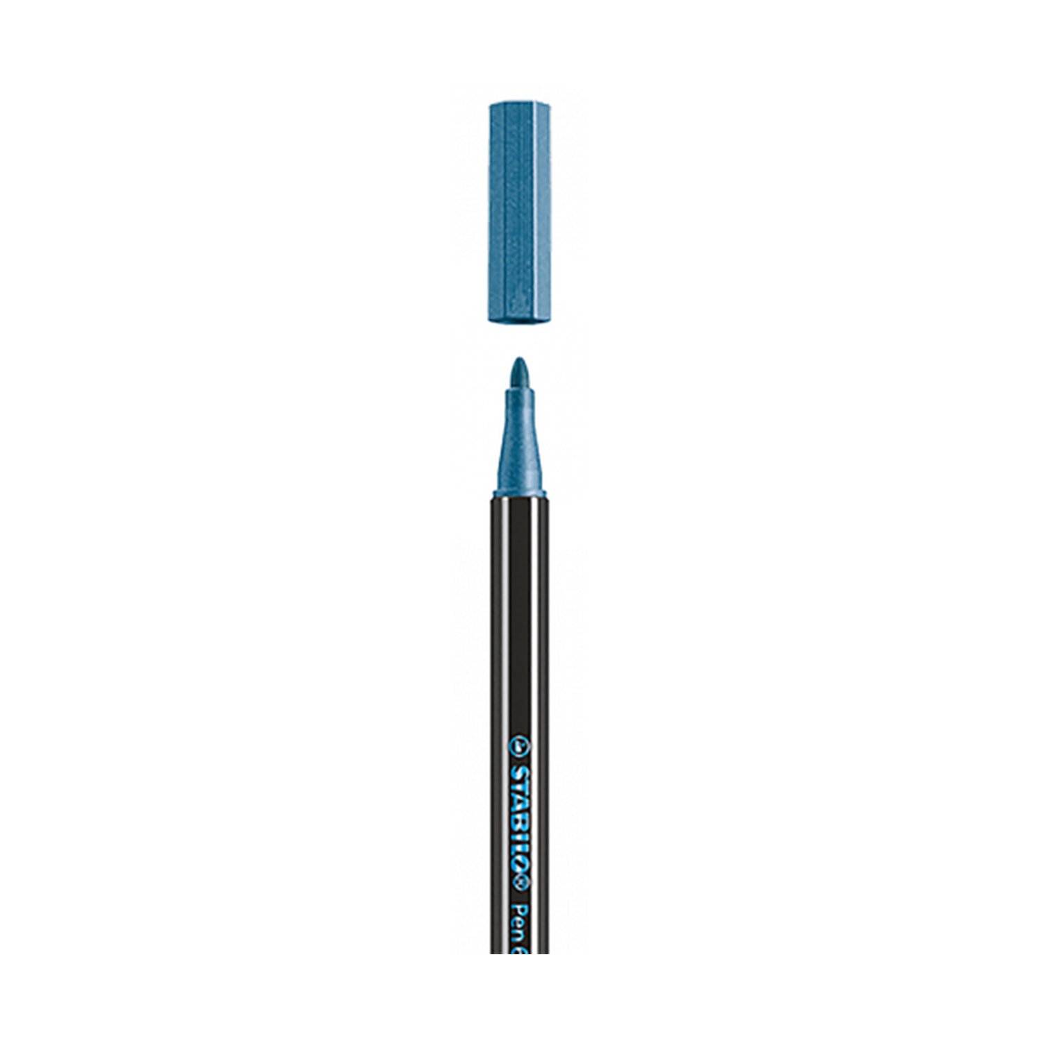 ROTULADOR ACUARELABLE METAL PUNTA MEDIA 1,4MM. PEN 68 AZUL STABILO 68/841 (10 Uds)