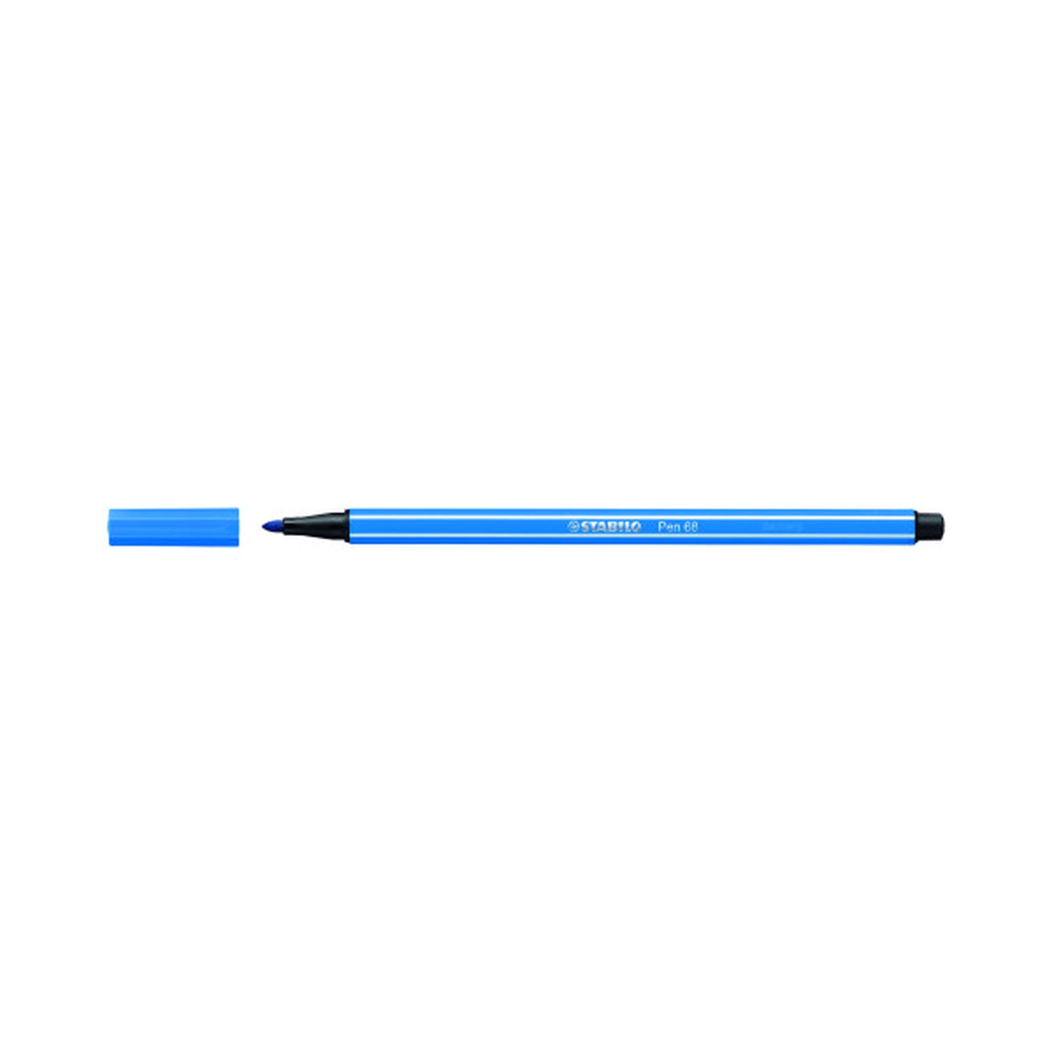 ROTULADOR PUNTA FIBRA MEDIA 1MM. PEN 68 AZUL OSCURO STABILO 68/41 (10 Uds)