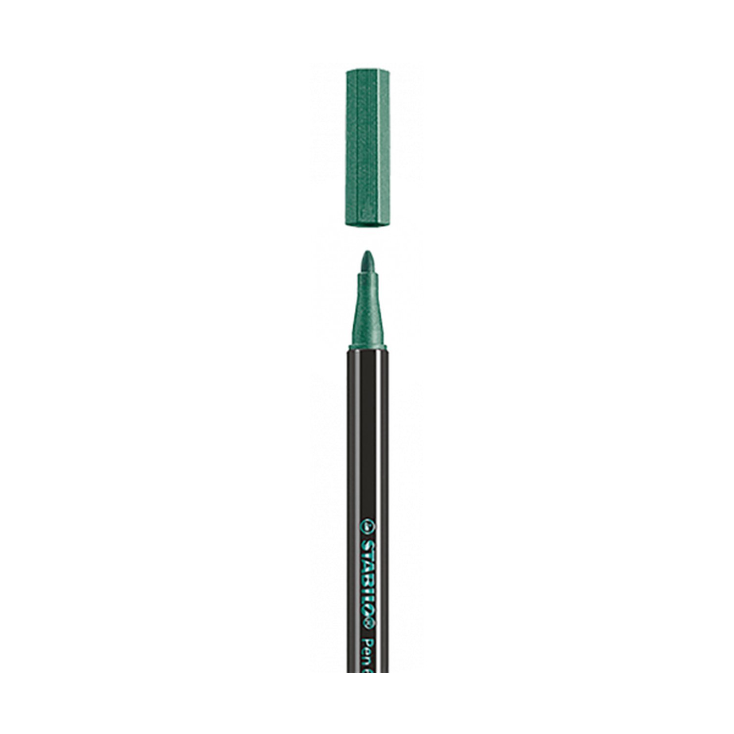 ROTULADOR ACUARELABLE METAL PUNTA MEDIA 1,4MM. PEN 68 VERDE STABILO 68/836 (10 Uds)