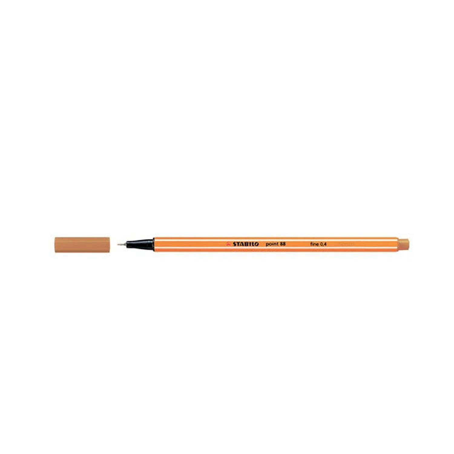 ROTULADOR PUNTA FINA POINT 88 0.4MM OCRE OSCURO STABILO 88/89 (10 Uds)