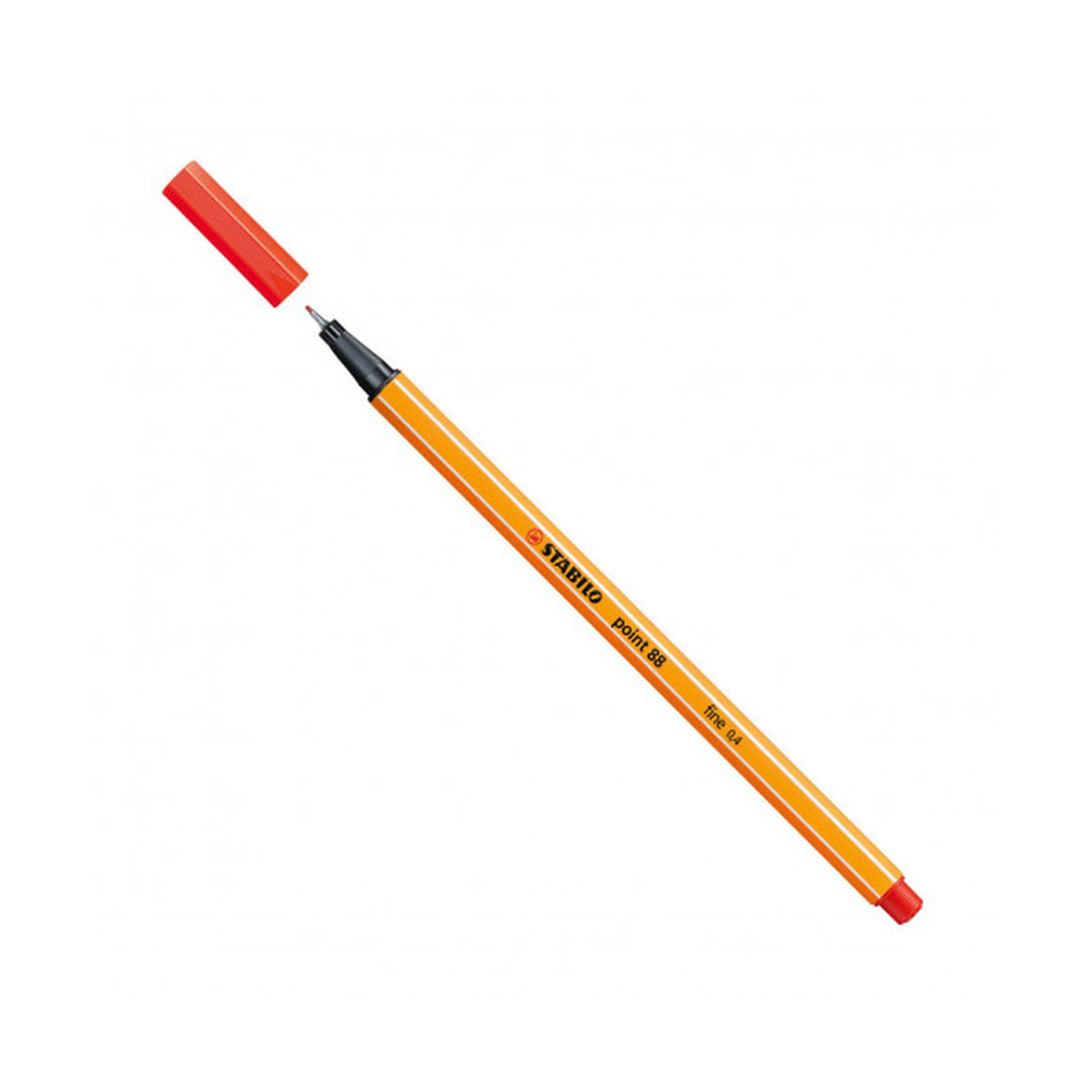ROTULADOR PUNTA FINA POINT 88 0.4MM CARMÍN STABILO 88/48 (10 Uds)