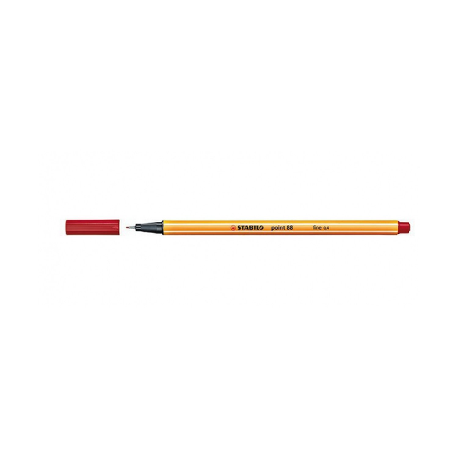 ROTULADOR PUNTA FINA POINT 88 0.4MM CARMESÍ STABILO 88/50 (10 Uds)