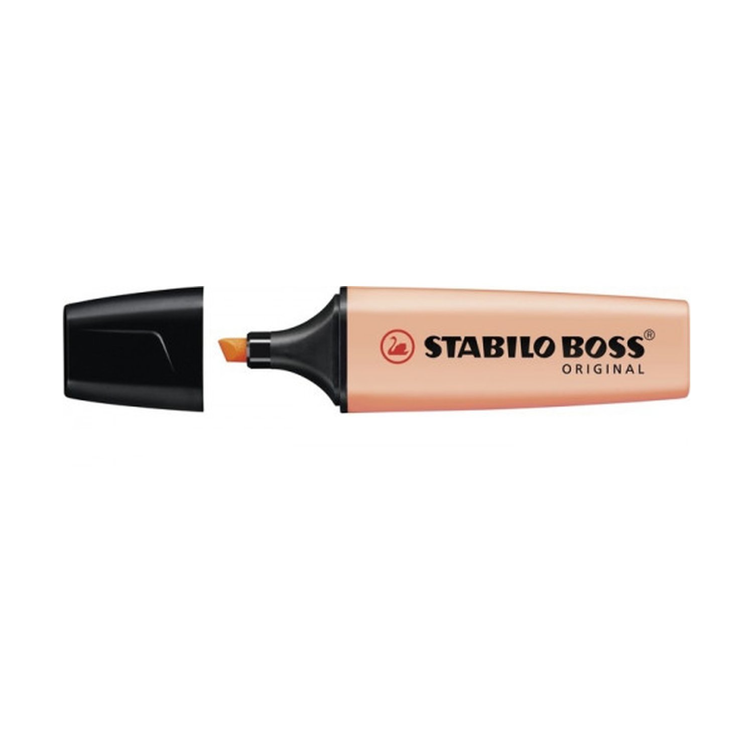 MARCADOR.FLUORESCENTE BOSS TRAZO 2/5MM. MELOCOTON PASTEL STABILO 70/126 (10 Uds)