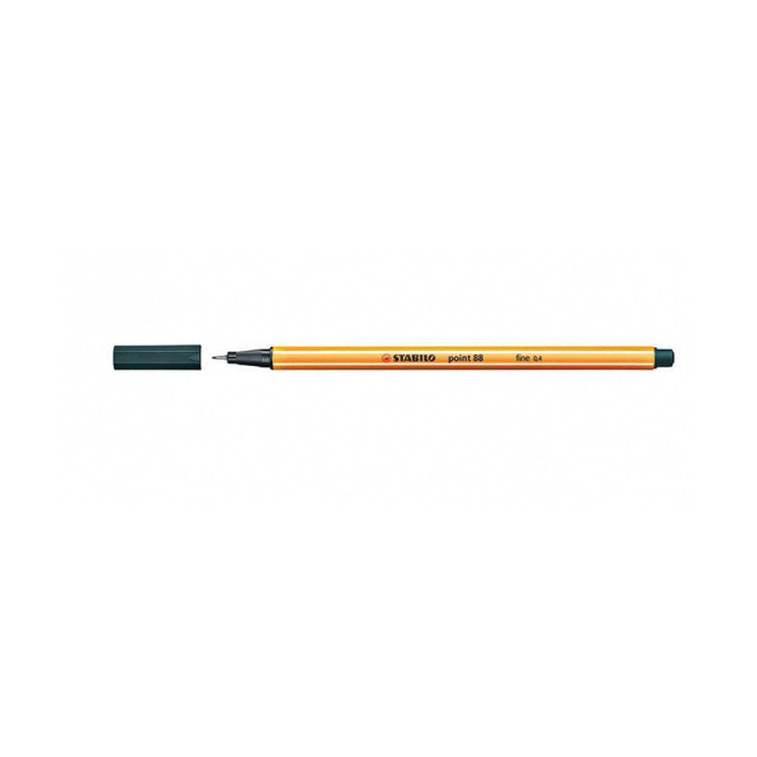ROTULADOR PUNTA FINA POINT 88 0.4MM VERDE OLIVA STABILO 88/63 (10 Uds)