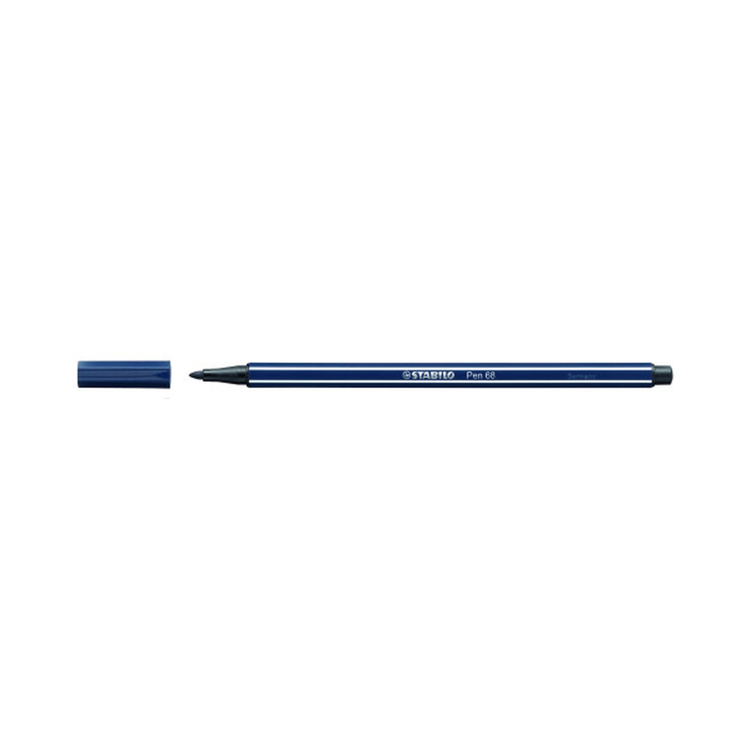 ROTULADOR PUNTA FIBRA MEDIA 1MM. PEN 68 GRIS PAYNE STABILO 68/98 (10 Uds)