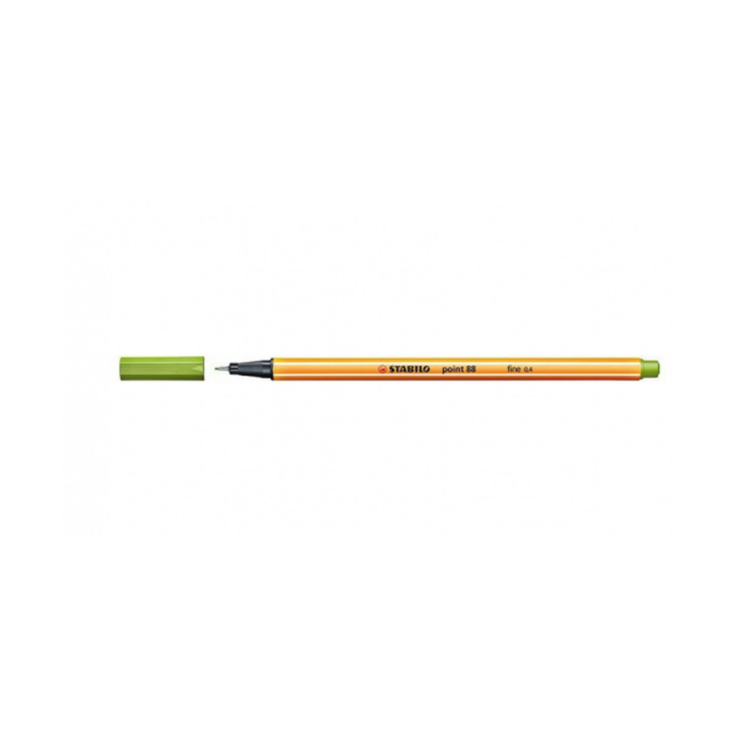 ROTULADOR PUNTA FINA POINT 88 0.4MM VERDE MANZANA STABILO 88/33 (10 Uds)