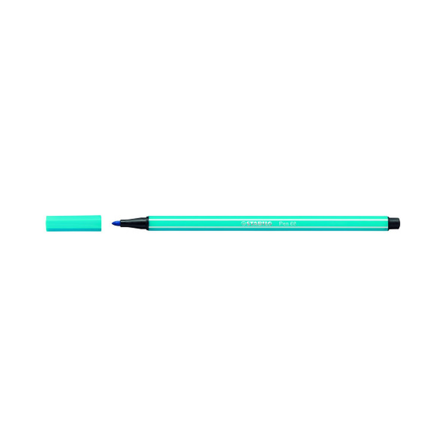 ROTULADOR PUNTA FIBRA MEDIA 1MM. PEN 68 AZUL NEON STABILO 68/031 (10 Uds)