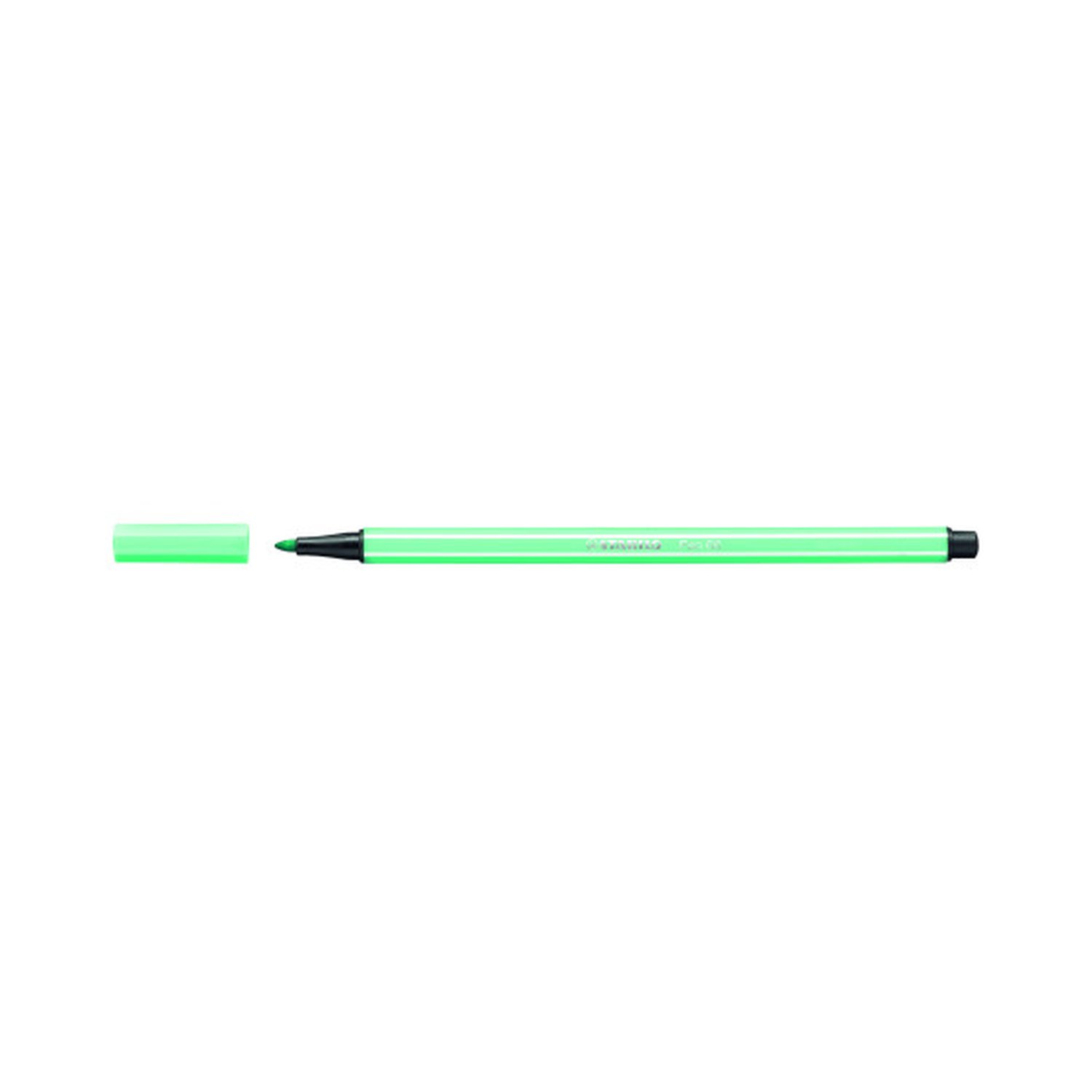 ROTULADOR PUNTA FIBRA MEDIA 1MM. PEN 68 VERDE HIELO STABILO 68/13 (10 Uds)