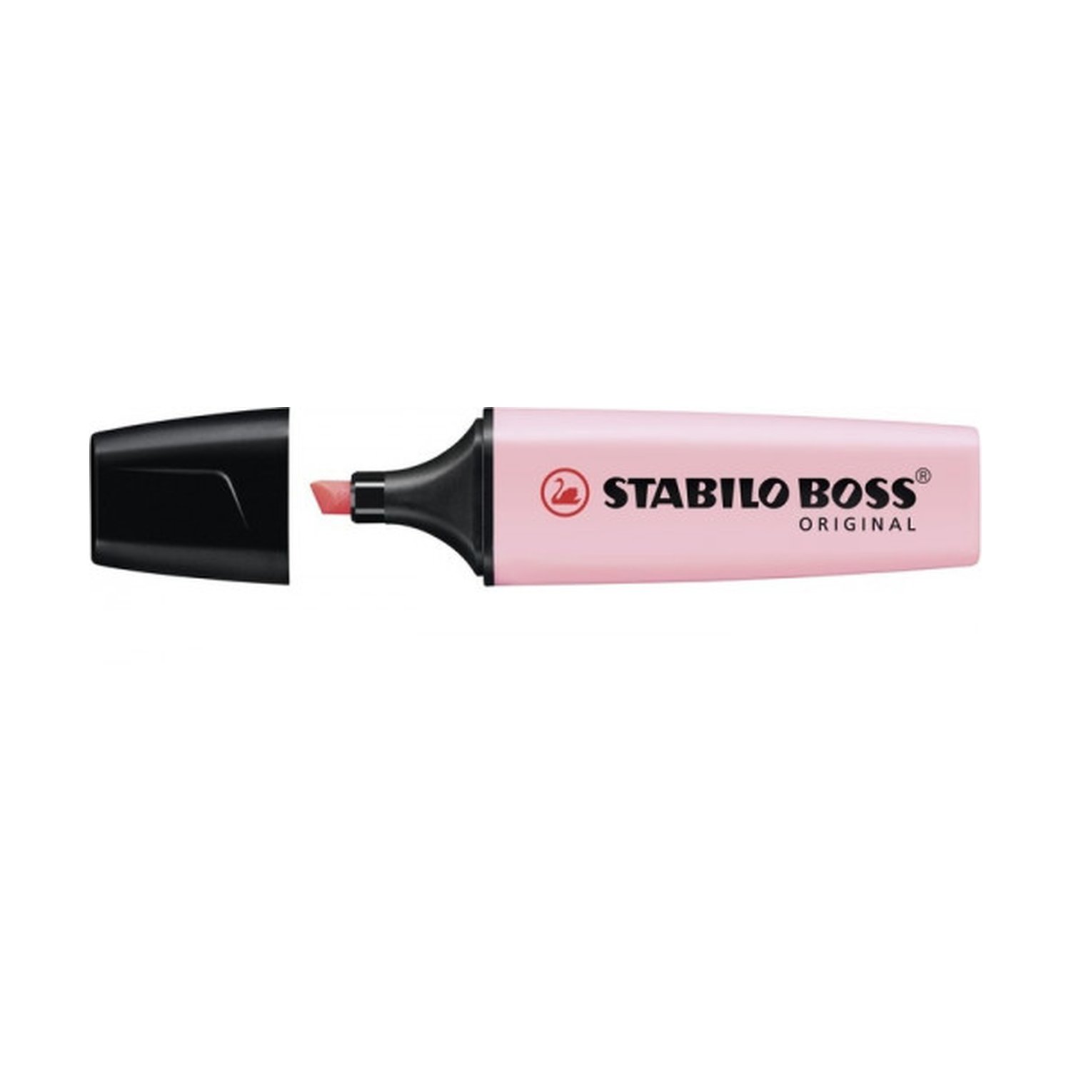 MARCADOR.FLUORESCENTE BOSS TRAZO 2/5MM. ROSA PASTEL STABILO 70/129 (10 Uds)