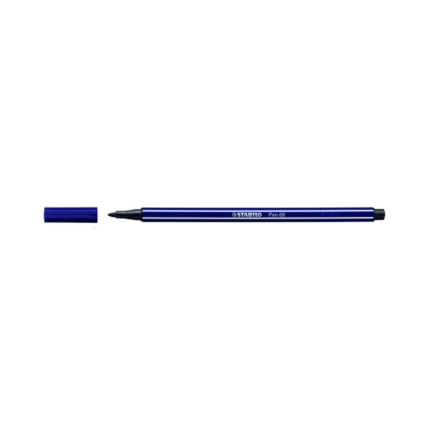 ROTULADOR PUNTA FIBRA MEDIA 1MM. PEN 68 AZUL PRUSIA STABILO 68/22 (10 Uds)