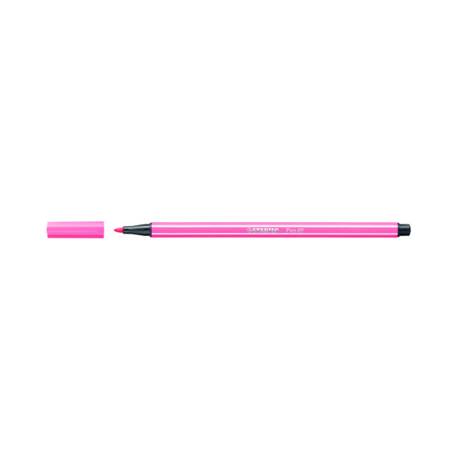 ROTULADOR PUNTA FIBRA MEDIA 1MM. PEN 68 ROSA CLARO STABILO 68/29 (10 Uds)