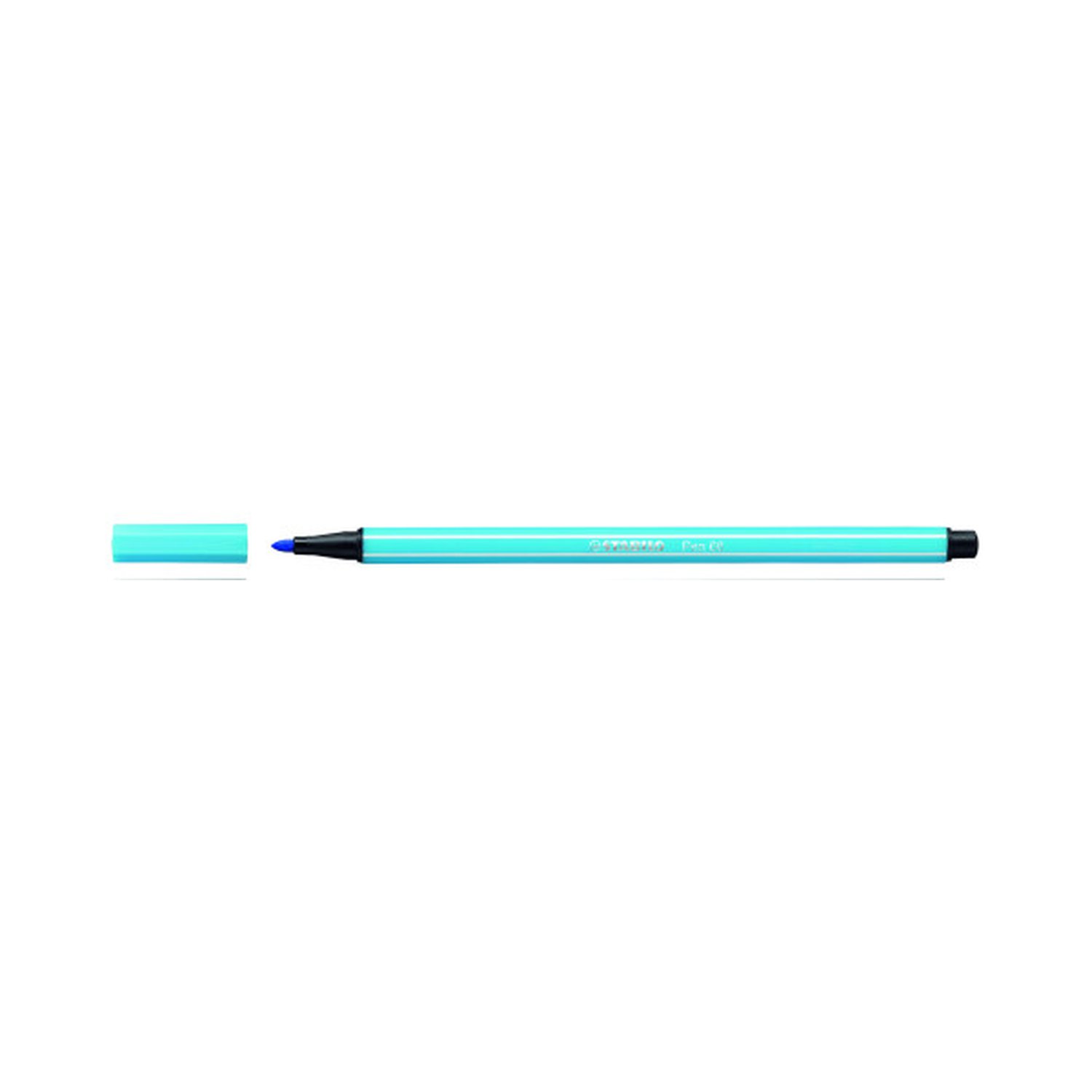 ROTULADOR PUNTA FIBRA MEDIA 1MM. PEN 68 AZUL CELESTE STABILO 68/57 (10 Uds)