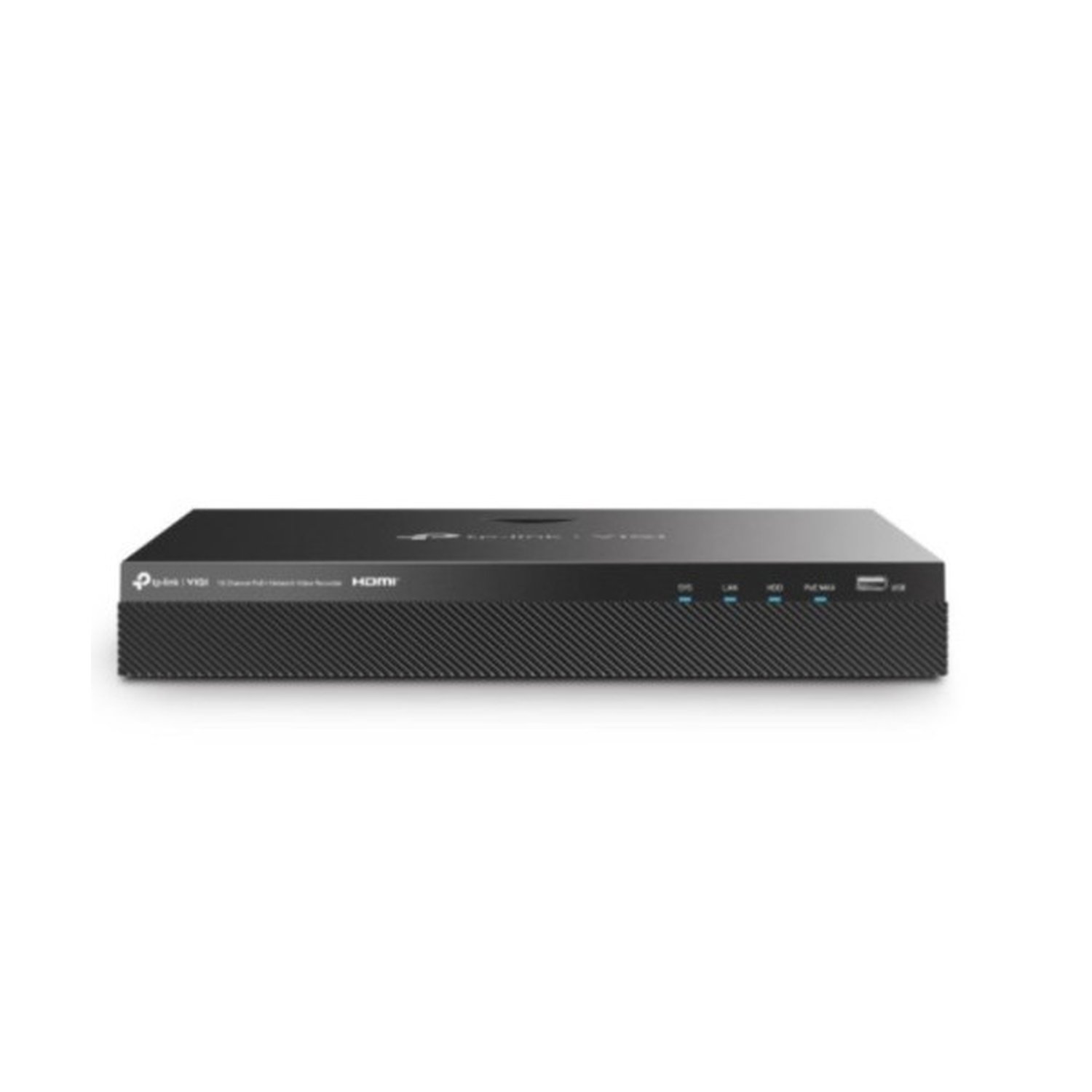 TP-LINK 16 CHANNEL POE+ NETWORK VIDEO RECORDER SPEC:4K HDMI VIDEO OUTPUT & 16MP DECODING CAPACITY 24/7 CONTINUOUS RECORDING 16-CHANNEL REAL-TIME LIVE VIEW 16-CHANNEL SIMULTANEOUS PLAYBACK H.265+ ONVIF ENSURES COMPATIBILITY PLUG & PLAY REMOTE M