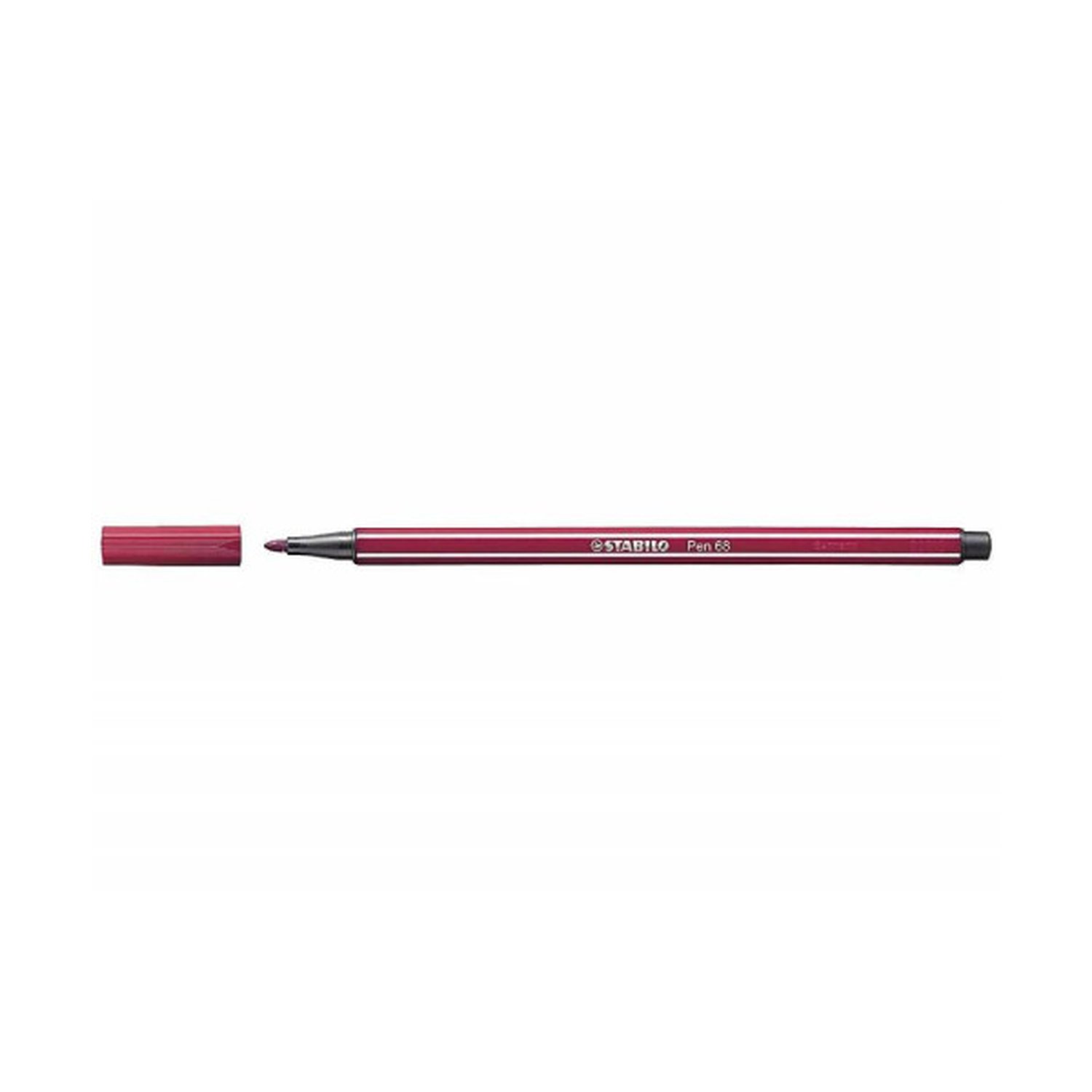 ROTULADOR PREMIUM CON PUNTA DE FIBRA BISELADA PEN 68 MAX COLOR PÚRPURA STABILO 768/19 (10 Uds)