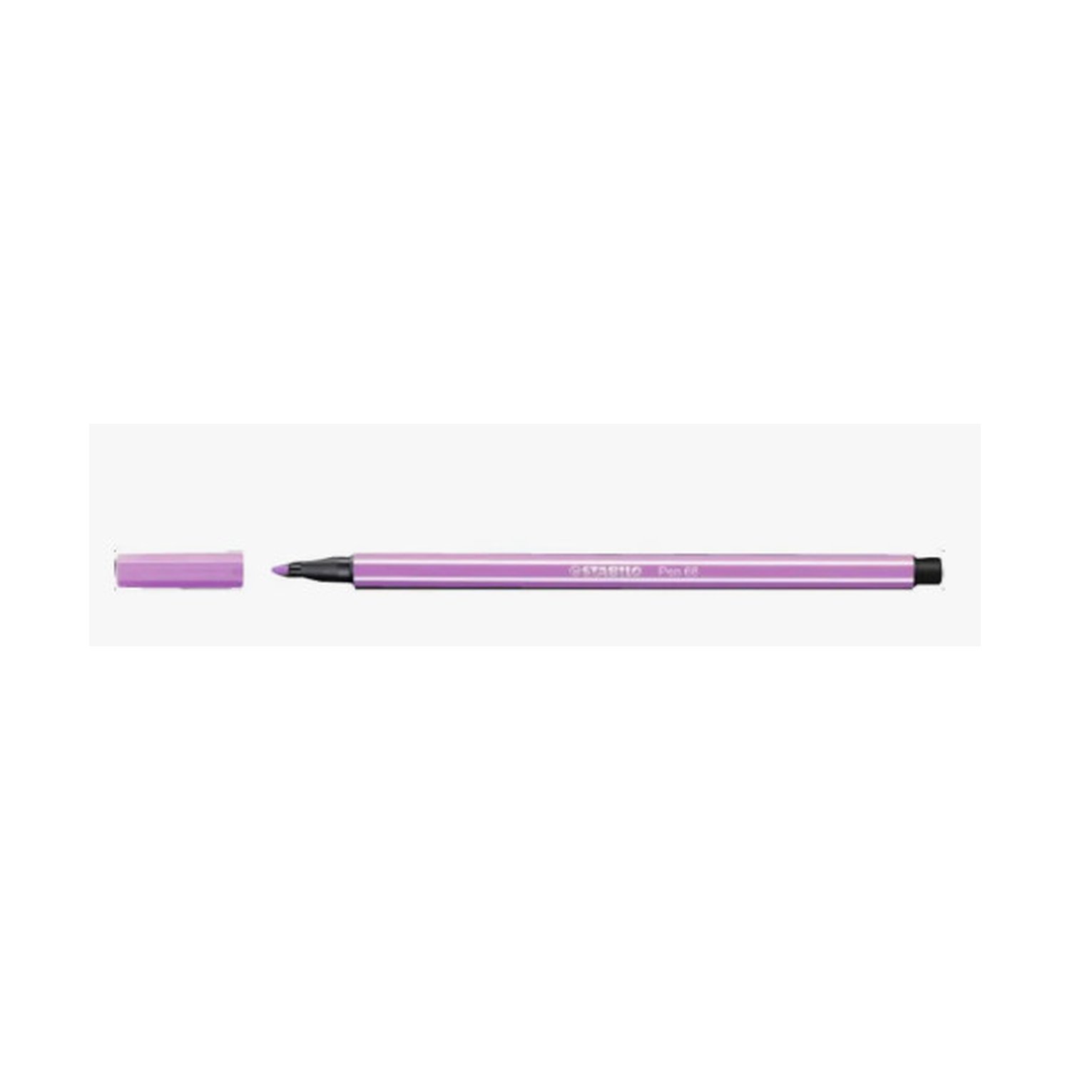 ROTULADOR PREMIUM CON PUNTA DE FIBRA BISELADA PEN 68 MAX COLOR LILA STABILO 768/58 (10 Uds)