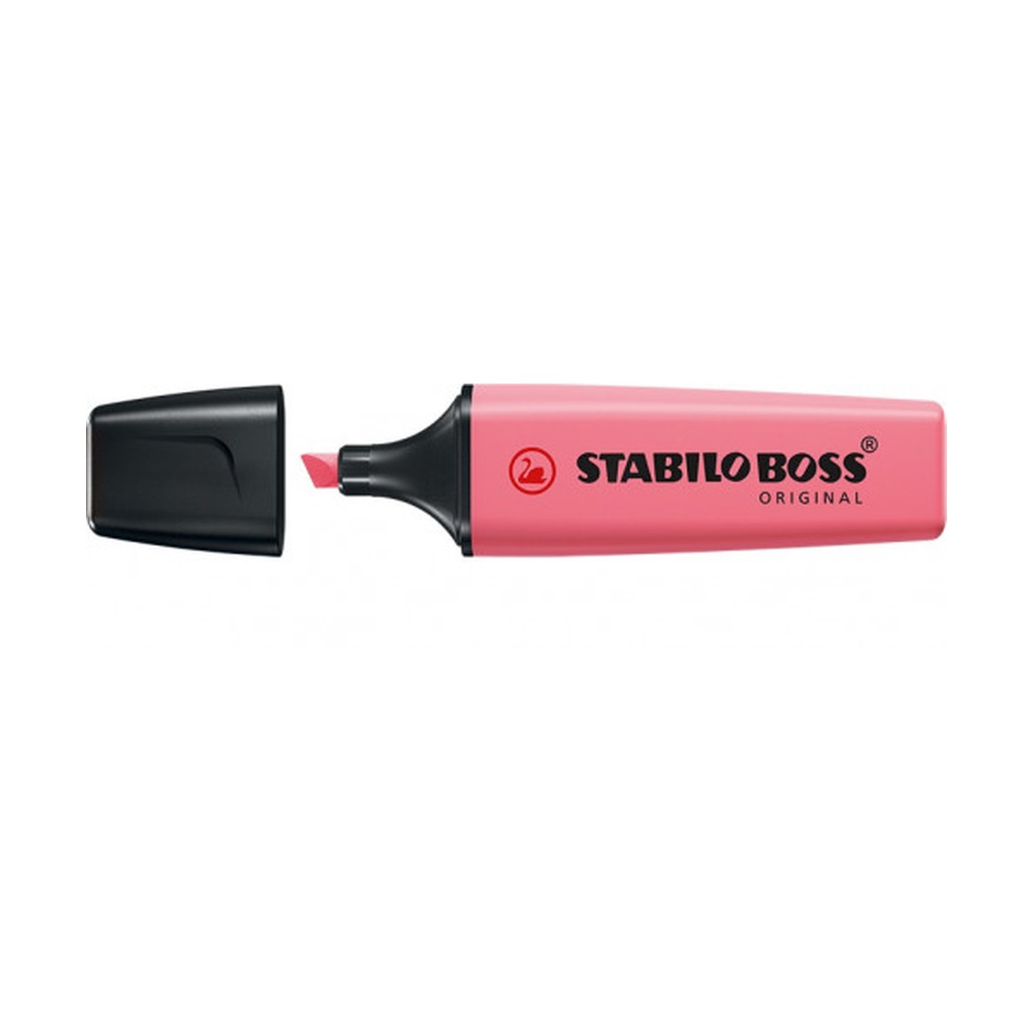 MARCADOR FLUORESCENTE BOSS PASTEL ROSA CEREZO EN FLOR STABILO 70/150 (10 Uds)