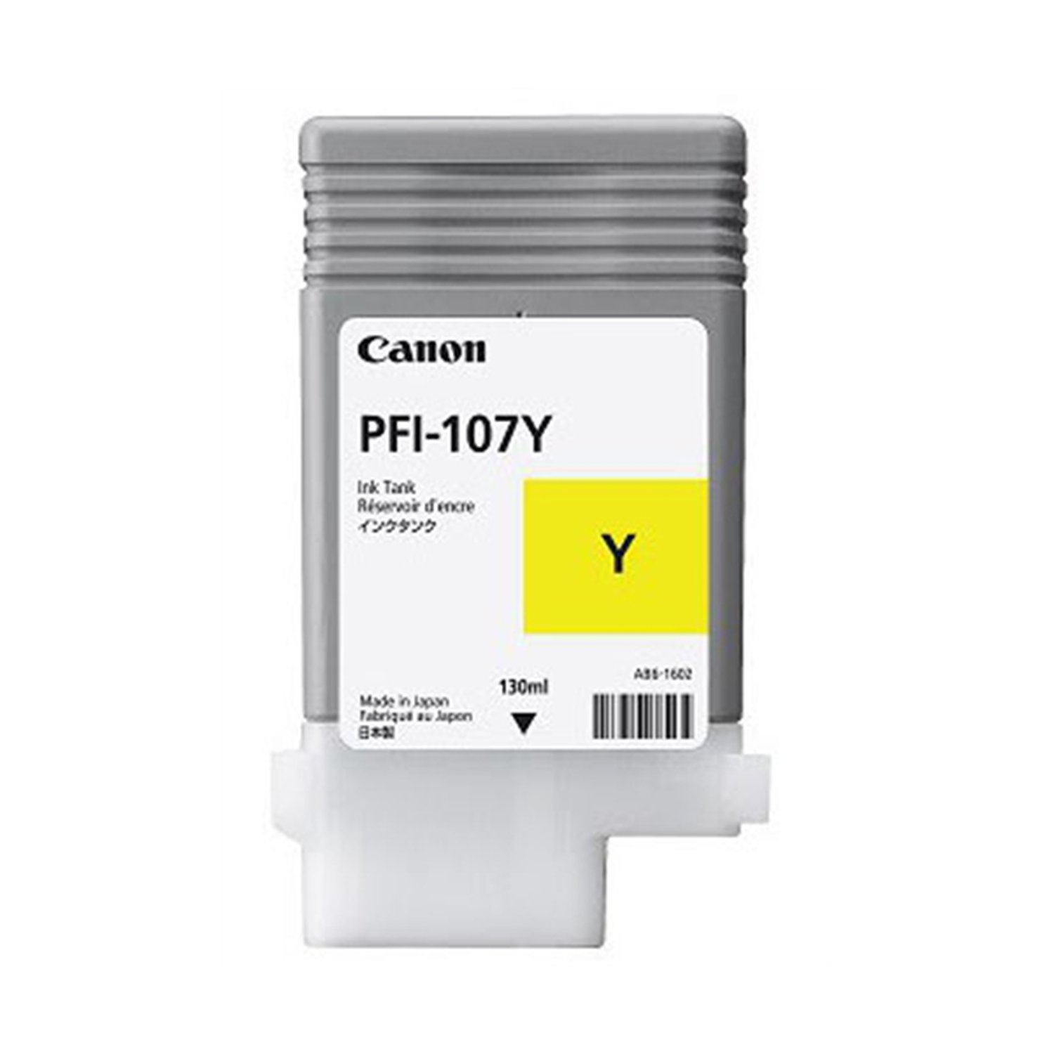 CANON CARTUCHO PFI107Y AMARILLO 130ML IPF680