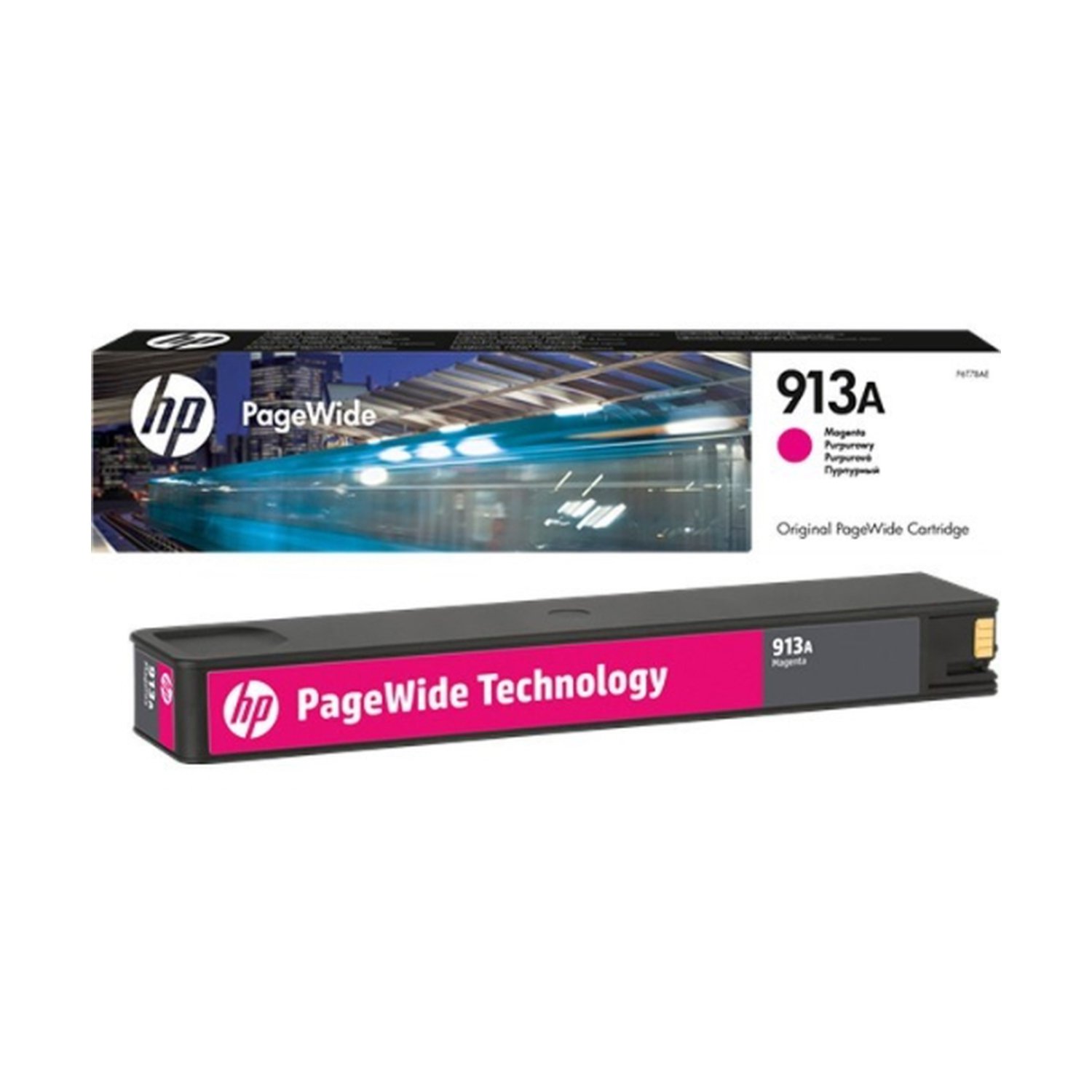 HP CARTUCHO  PageWide 913A Cartucho Magenta